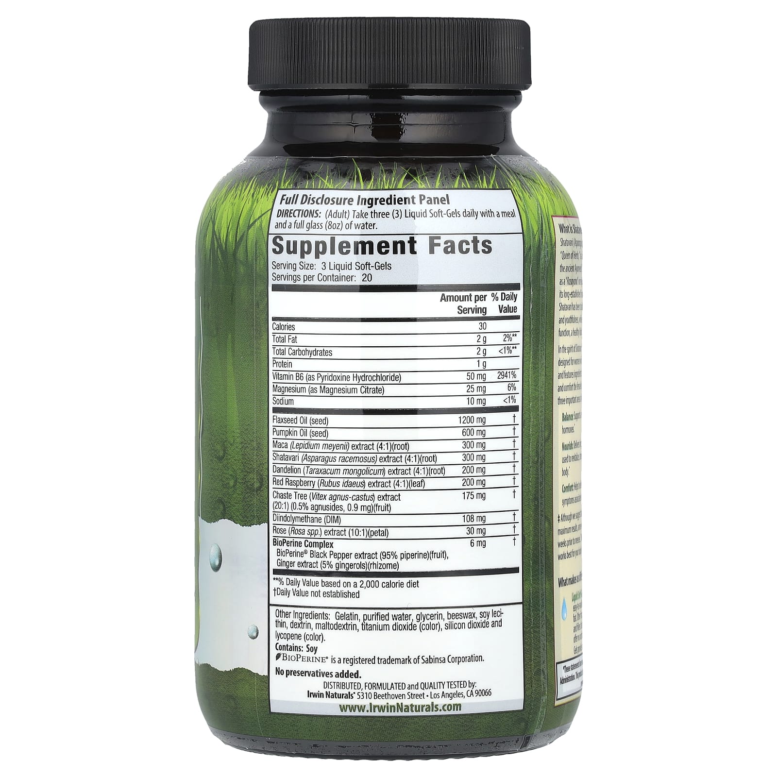 Shatavari-Rose Mind & Body Liquid Soft-Gels for Women's Wellness - Image 2