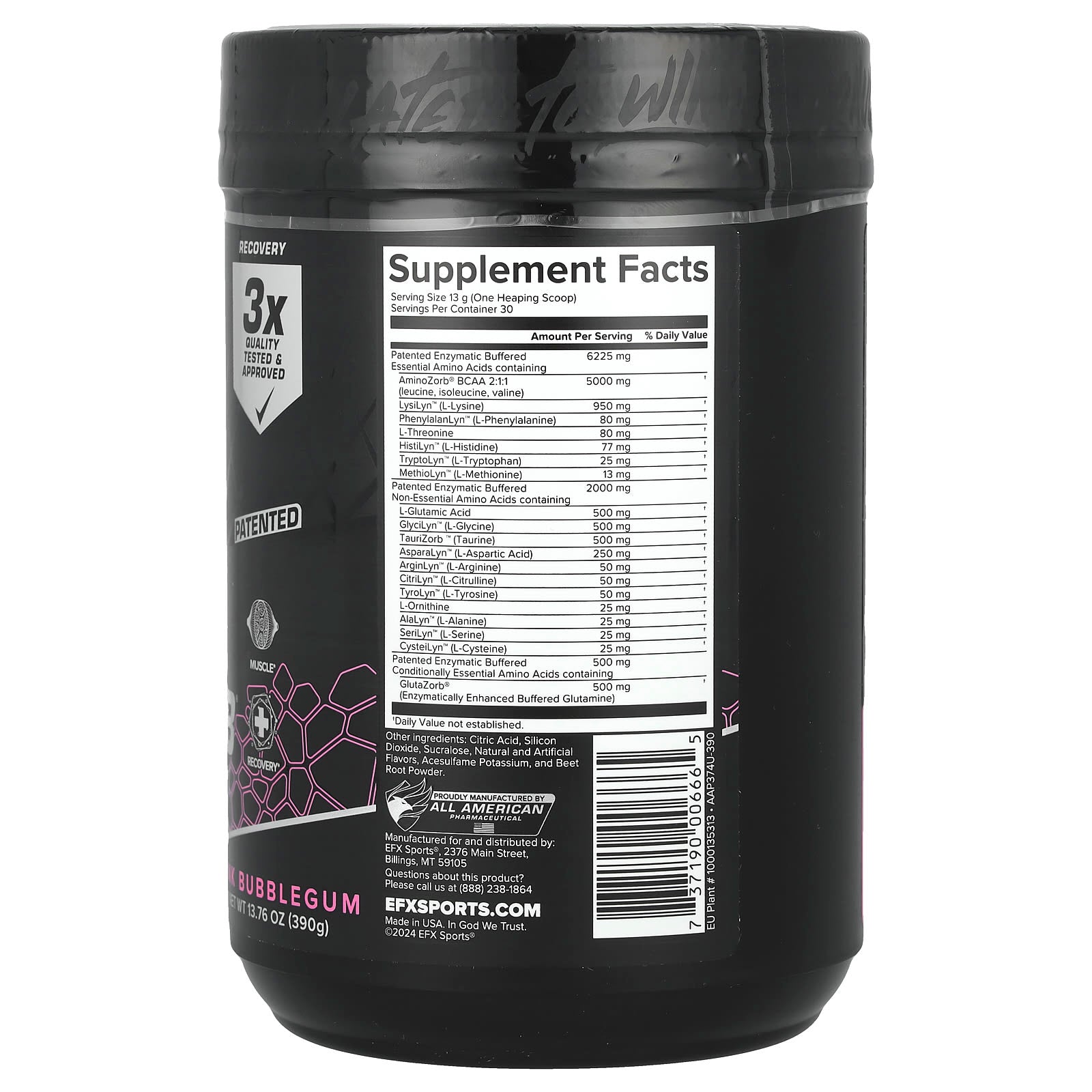 EFX Sports AminoZorb Elite 21 - Muscle Recovery &amp; Energy - Image 2