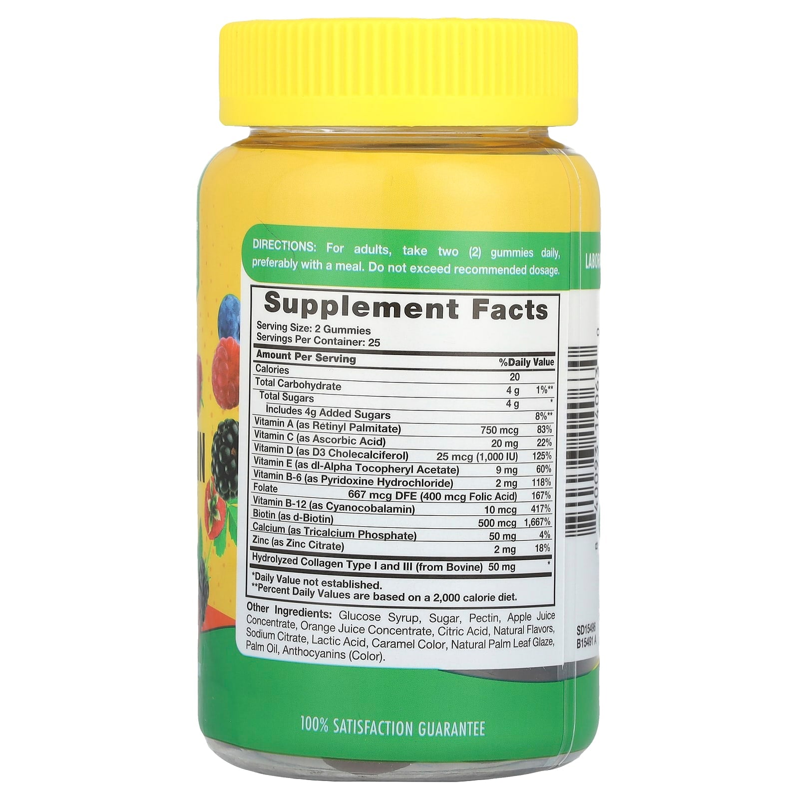 Sundance Vitamins, Adult Multivitamin Gummies, Natural Mixed Berry , 50 Gummies - Image 2