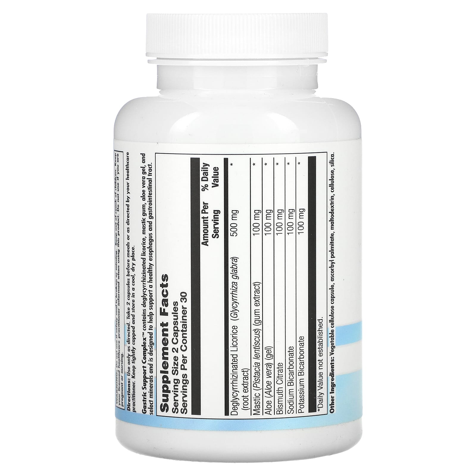 Nutra BioGenesis, Gastric Support Complex, 60 Capsules - Image 2