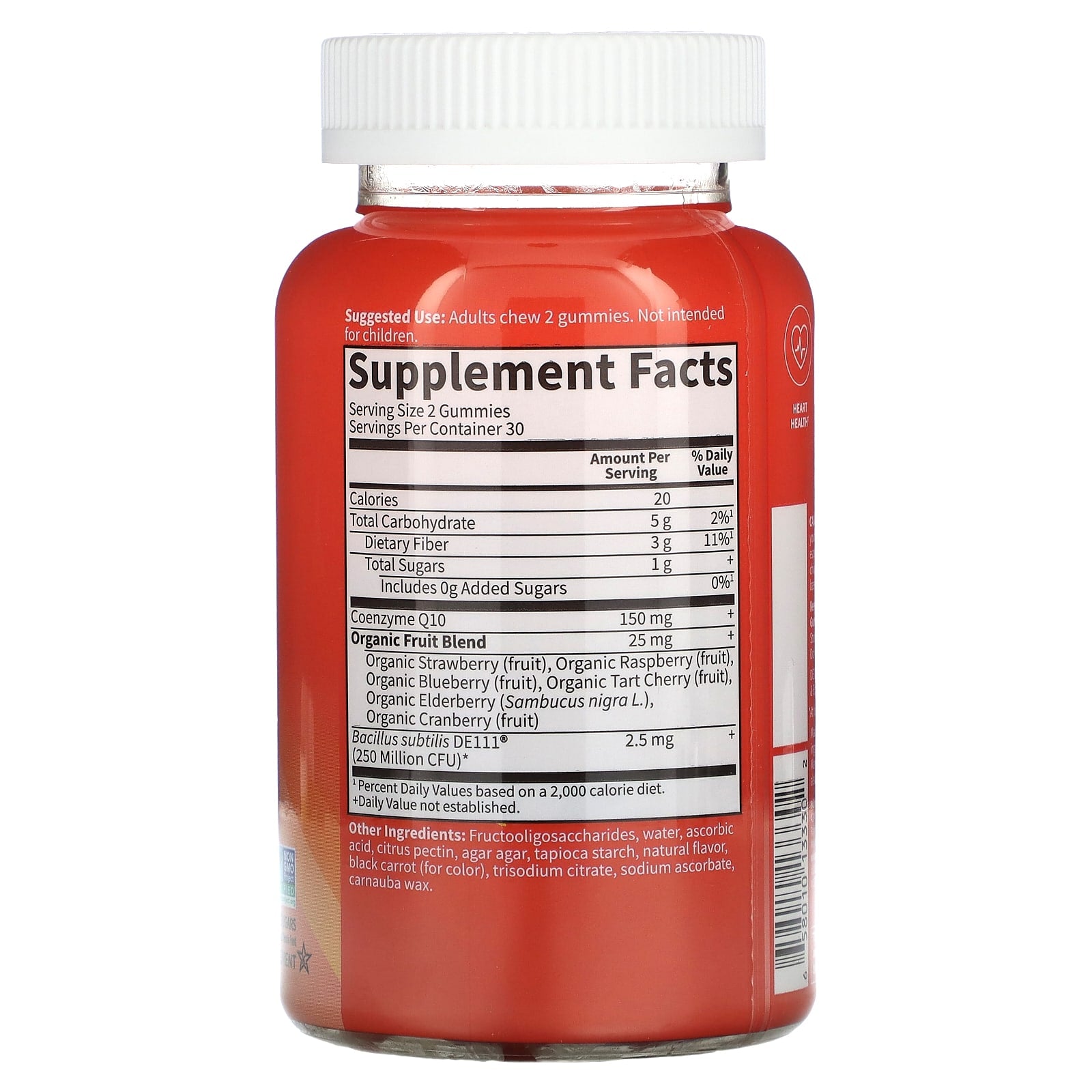 Garden of Life, Vitamin Code Gummies, CoQ10, Strawberry, 60 Gummies