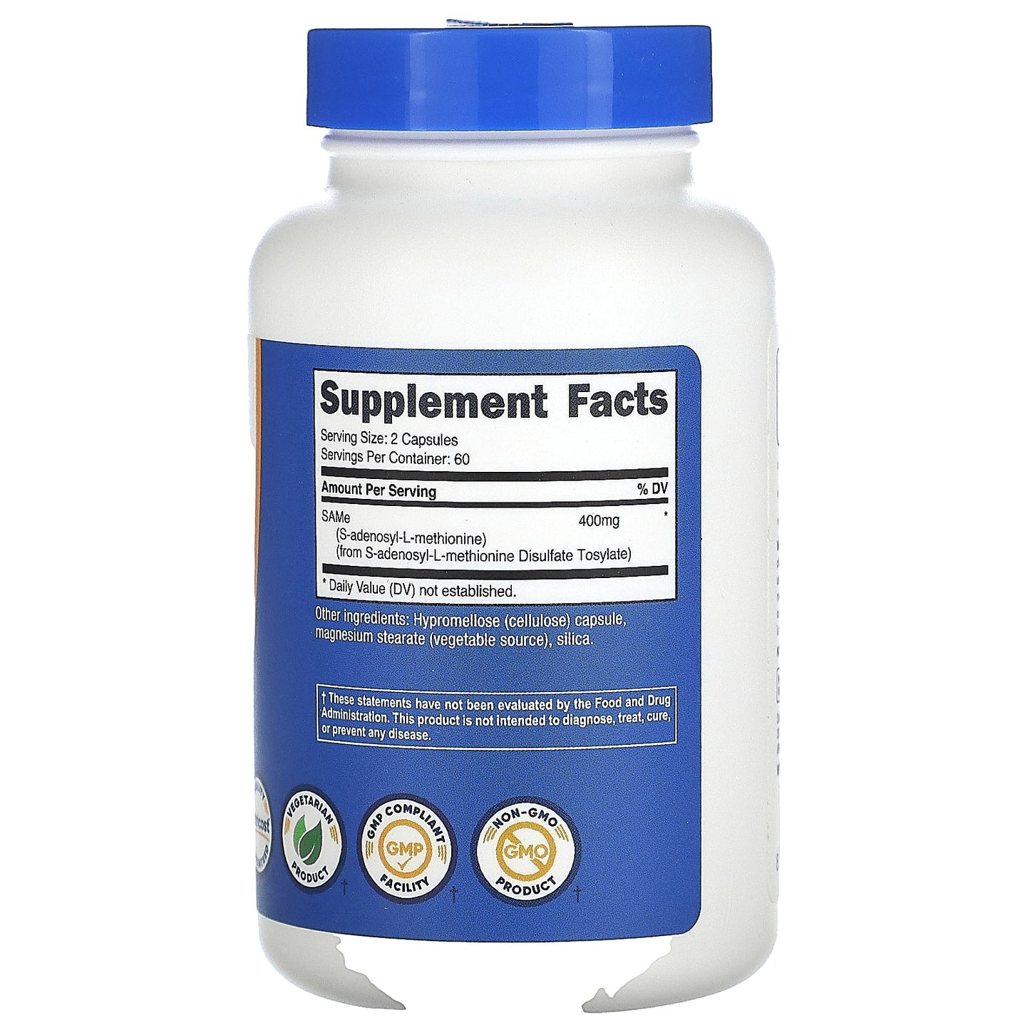 Nutricost, SAMe, 120 Capsules (200 mg per Capsule) - Image 2