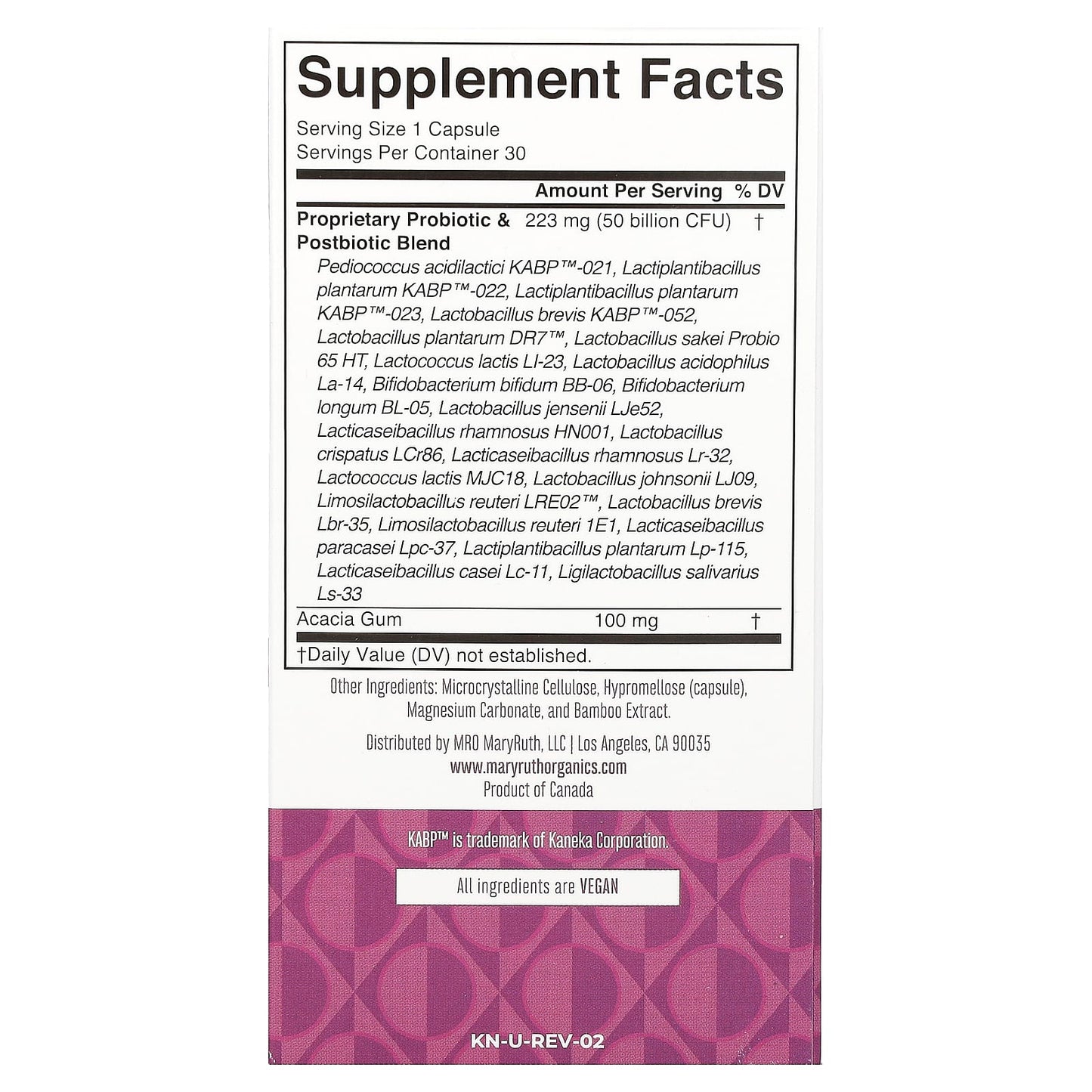 MaryRuth's, 3-In-1 Daily Women's 40+ Health, 30 Capsules - Image 2