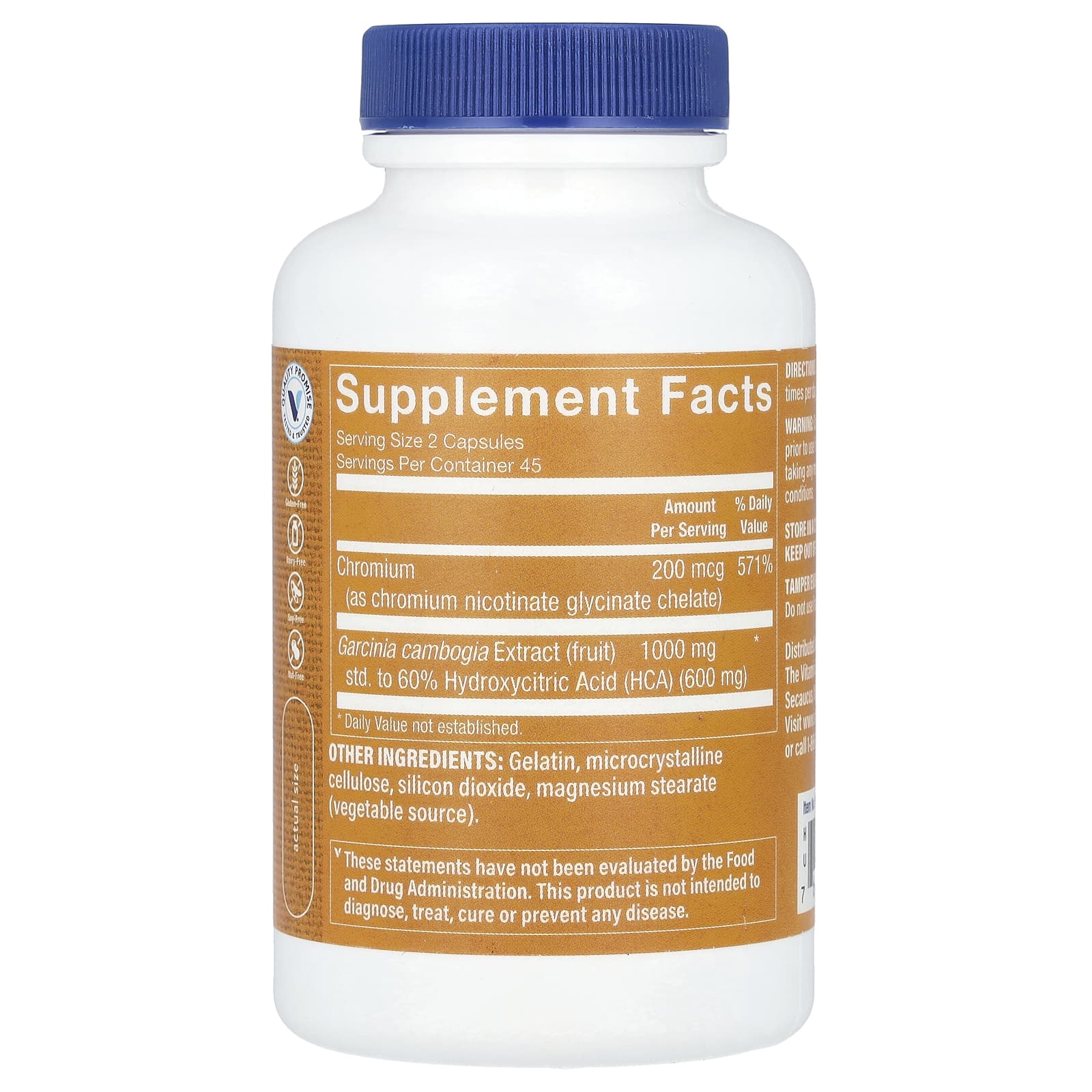 The Vitamin Shoppe, Garcinia Cambogia Extract, 90 Capsules