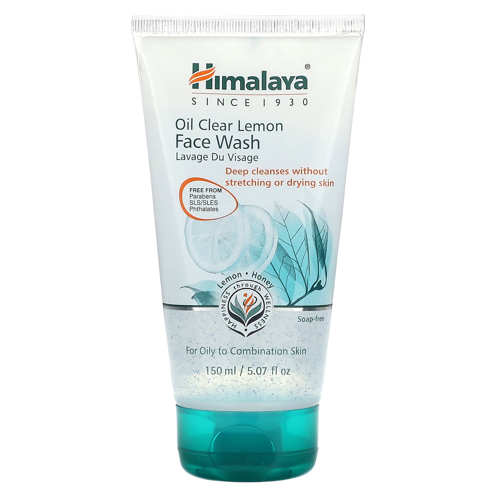 Himalaya Oil Clear Lemon Face Wash for Oily Skin, 5.07 fl oz - Image 1