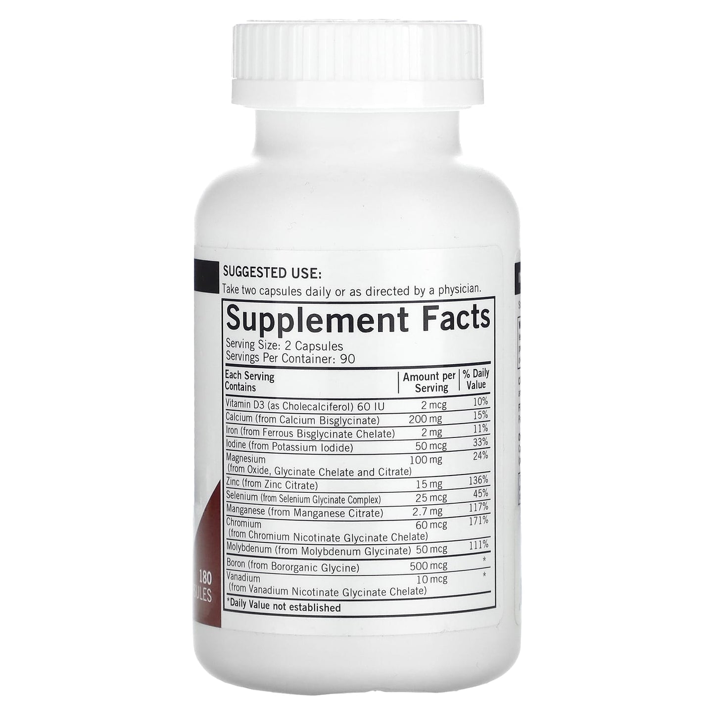 Kirkman Labs, Advanced Mineral Support, 180 Capsules - Image 2