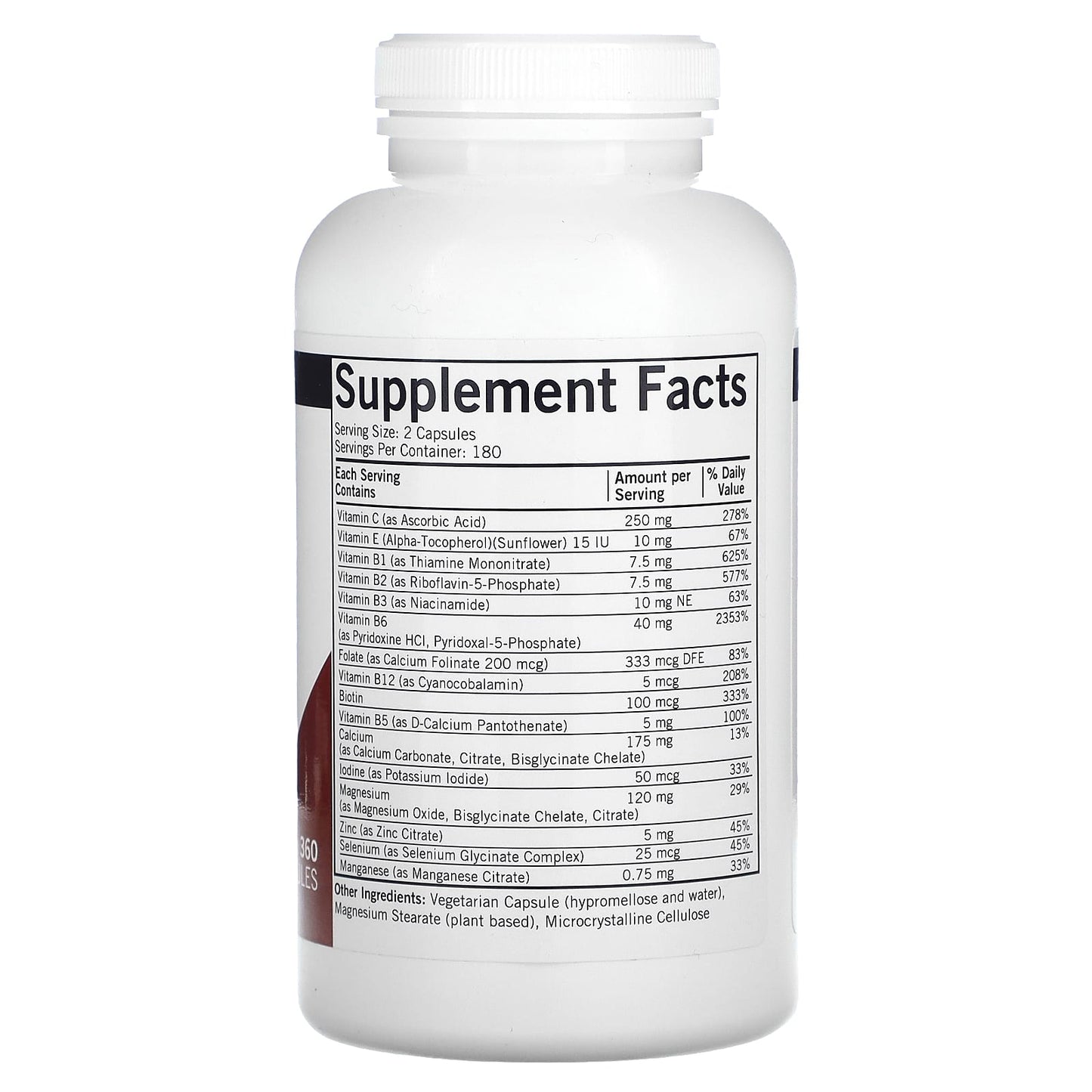 Kirkman Labs, Super Nu-Thera Without A& D, 360 Capsules - Image 2
