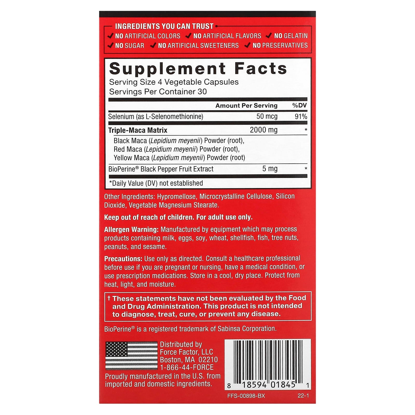 Boost Libido & Energy with Force Factor Maca Max - Image 2