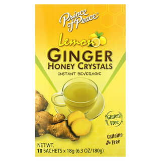 Ginger Honey Crystals by Prince of Peace - Caffeine Free & Lemon Flavor