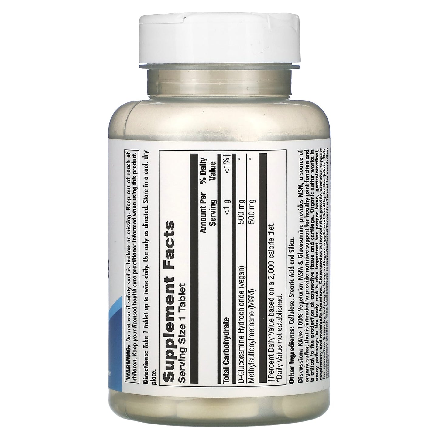 Vegetarian Joint Support Supplement - 100% MSM & Glucosamine - Image 2