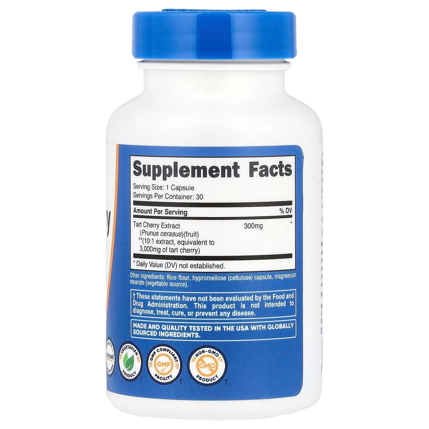 Nutricost, Tart Cherry, 3,000 mg, 30 Capsules - Image 2