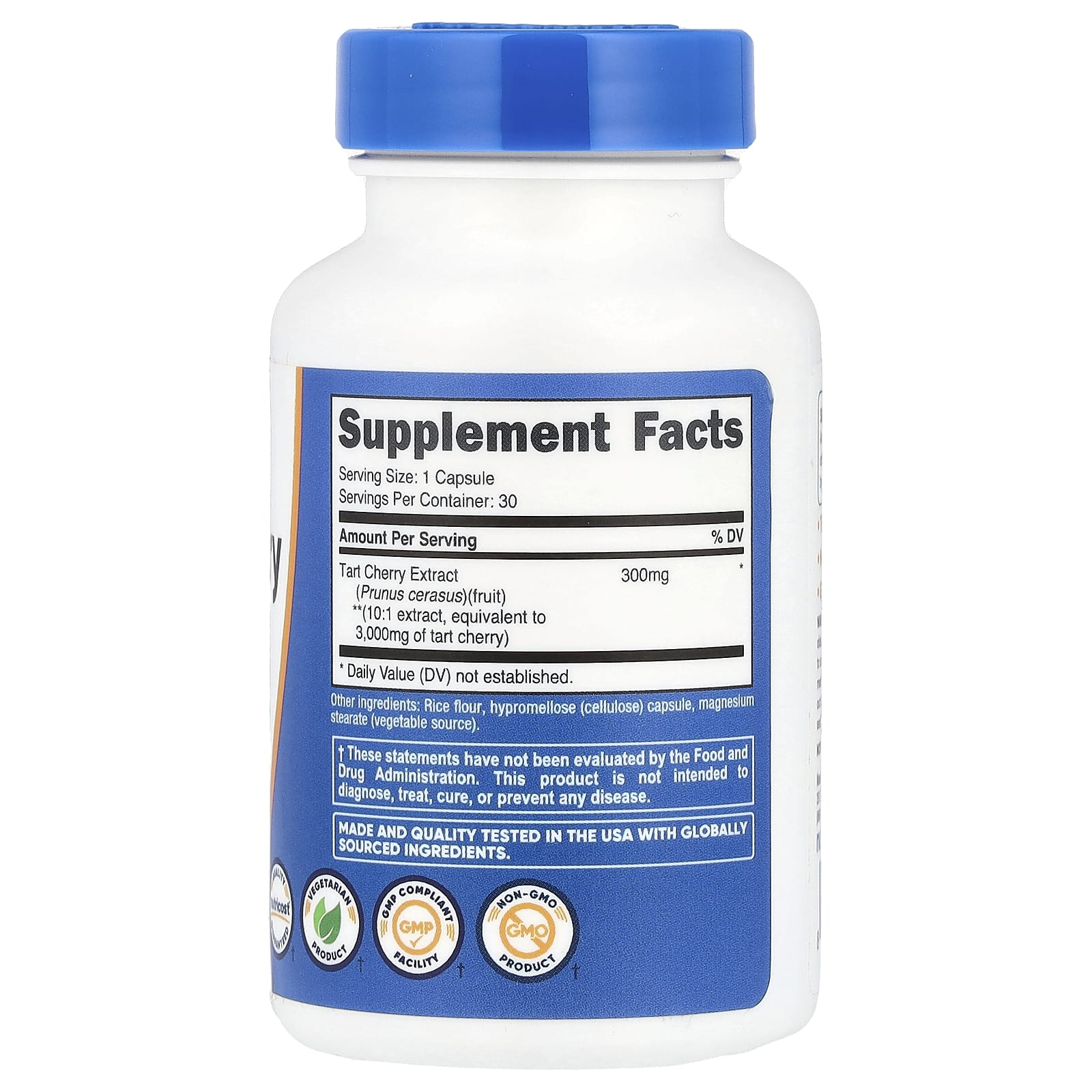 Nutricost, Tart Cherry, 3,000 mg, 30 Capsules - Image 2