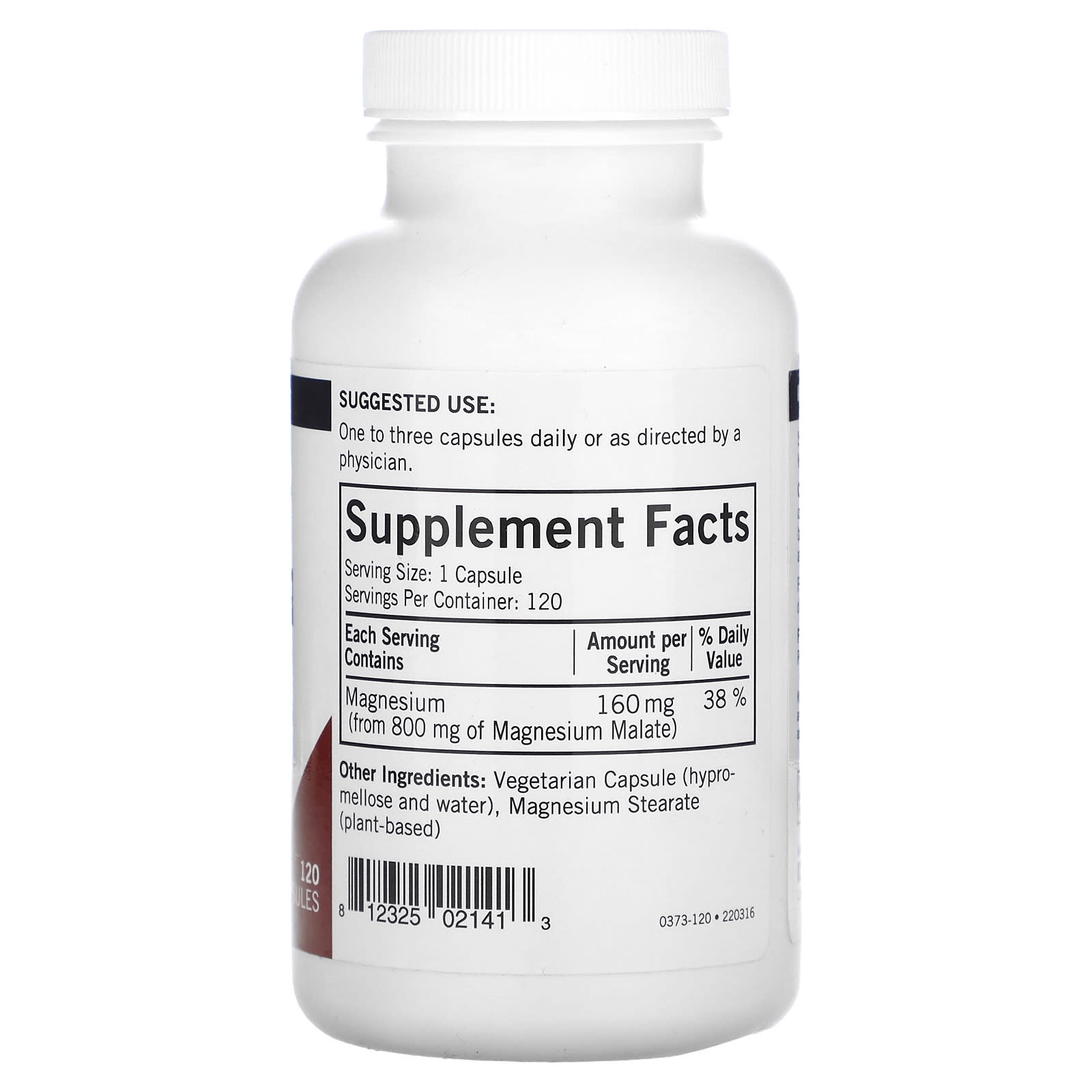 Kirkman Labs, Magnesium Malate, 120 Capsules (160 mg per Capsule) - Image 2