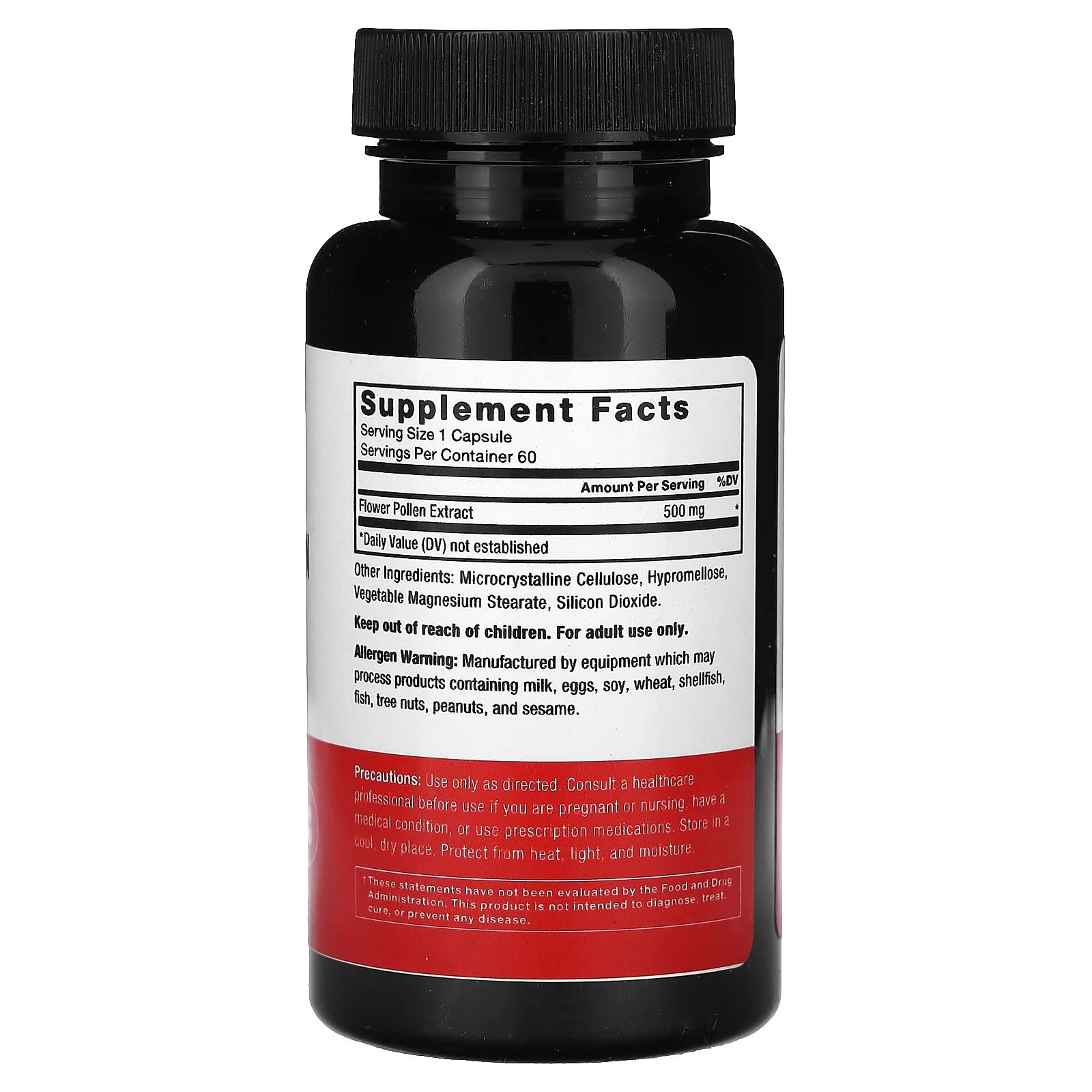 Force Factor Flower Pollen Extract 500mg for Prostate Health & Wellness - Image 2
