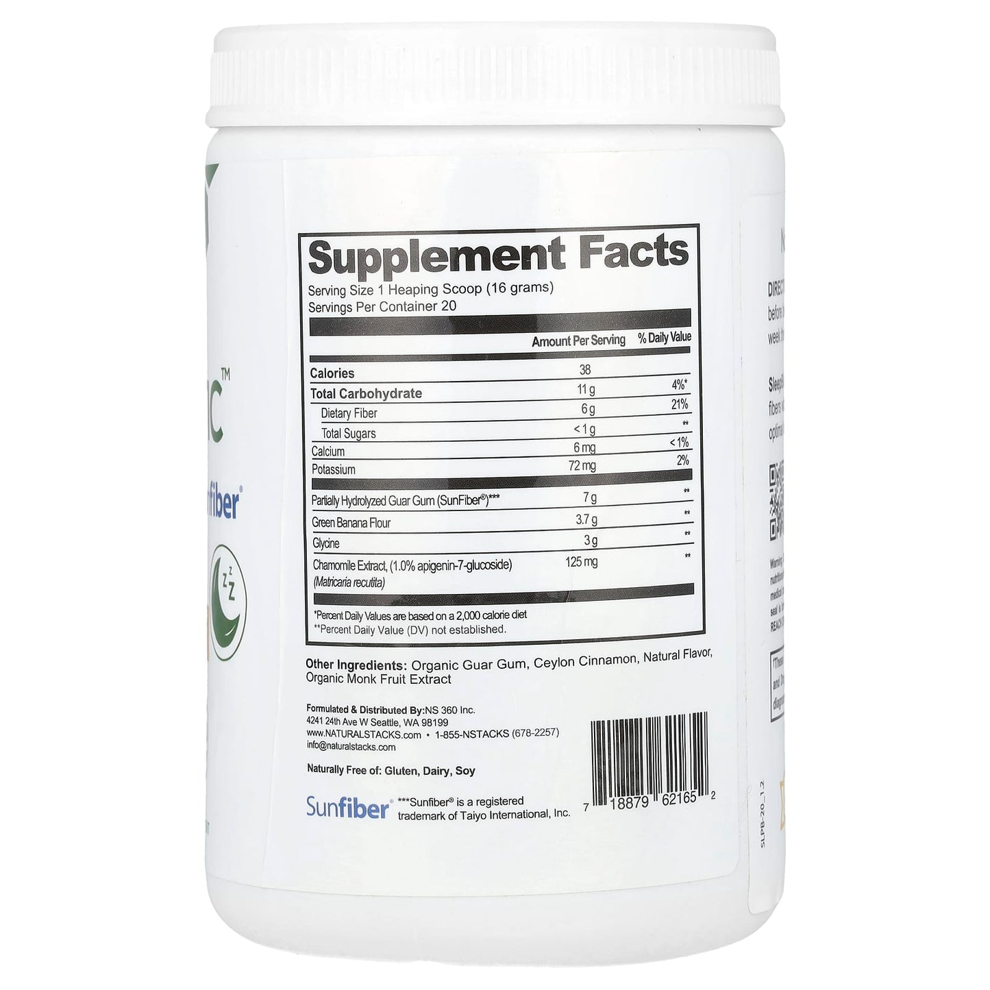 Natural Stacks, Sleepbiotic™, 11.29 oz (320 g) - Image 2