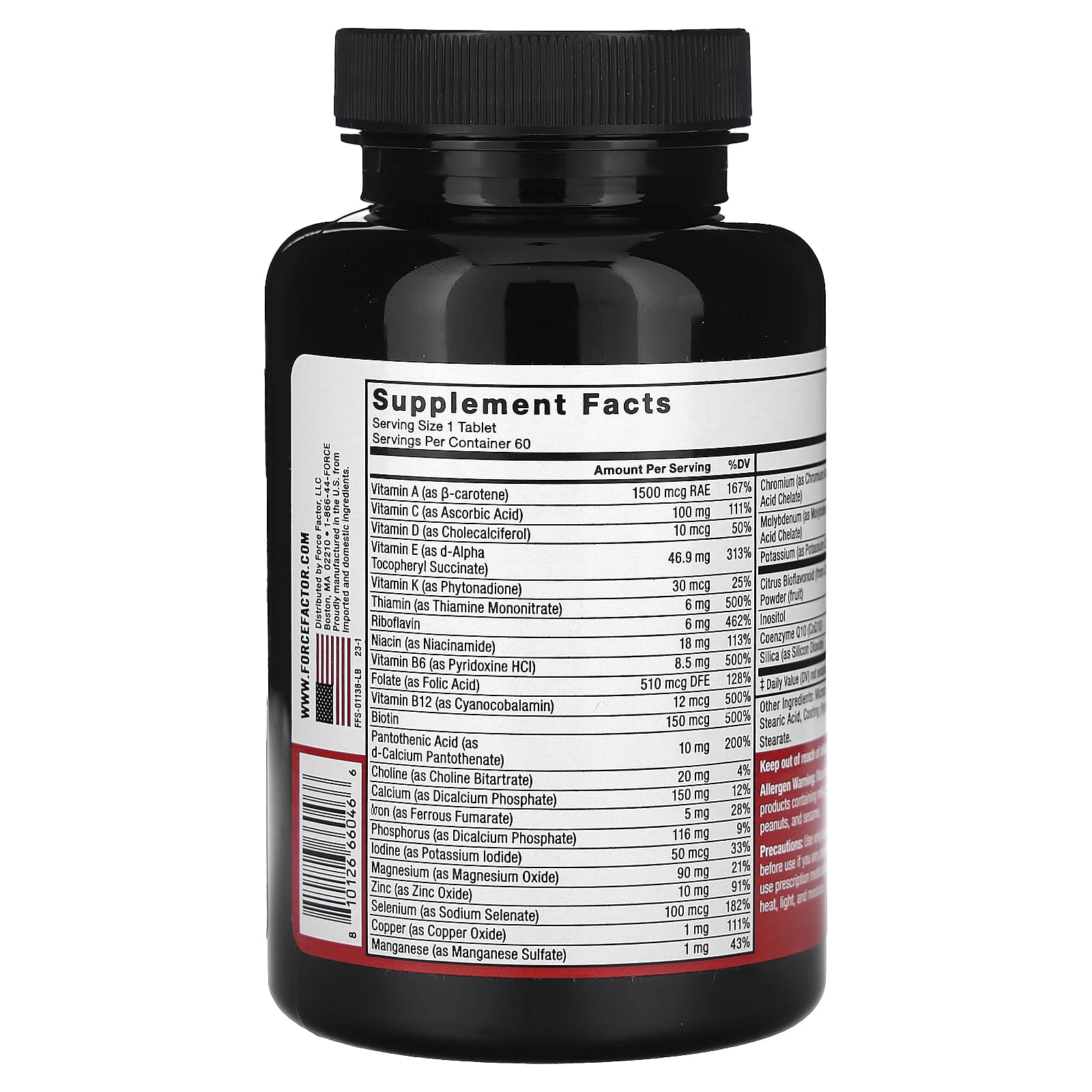 Men's 50+ Multivitamin for Energy & Immunity by Force Factor - Image 2