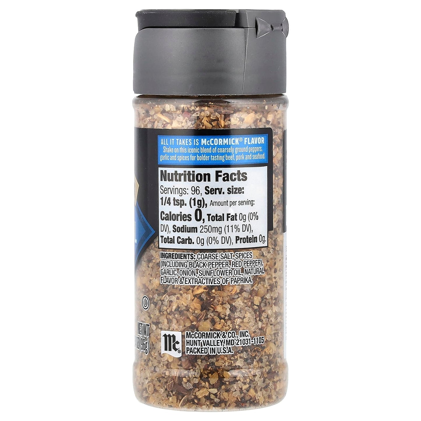 McCormick Grill Mates, Montreal Steak® Seasoning, 3.4 oz (96 g) - Image 2