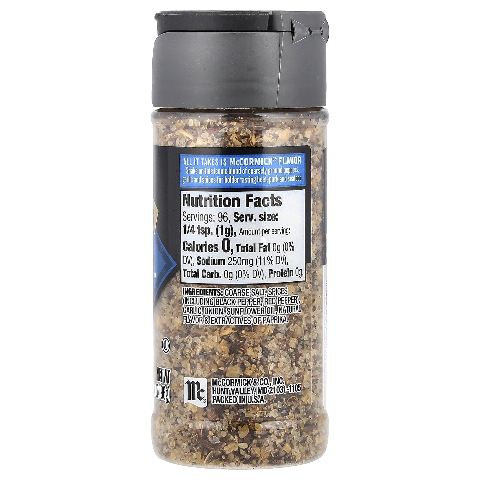 McCormick Grill Mates, Montreal Steak® Seasoning, 3.4 oz (96 g) - Image 2