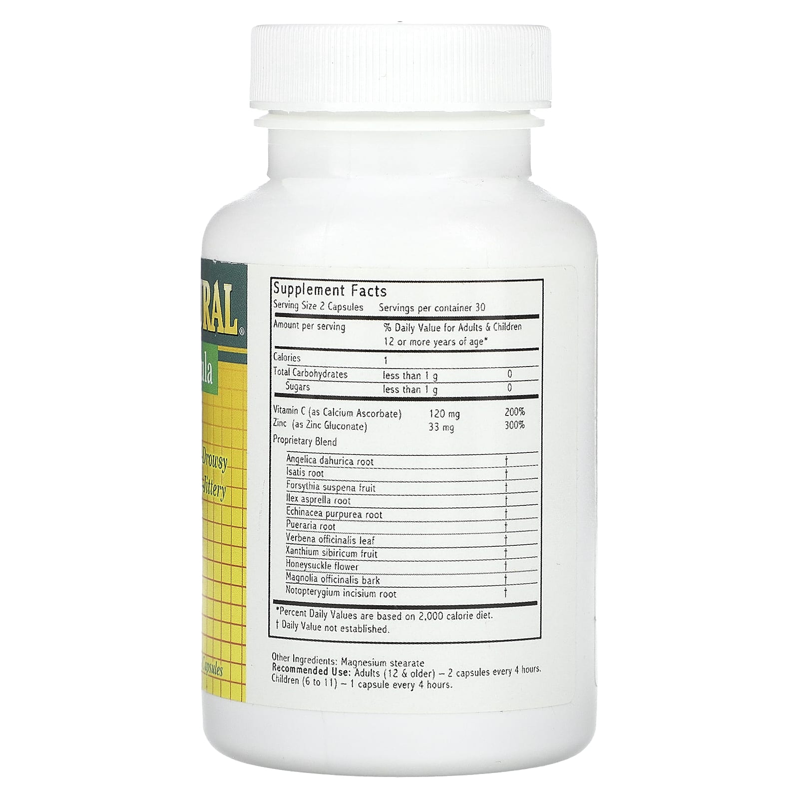 Natural Cold & Flu Relief - 60 Capsules by Arizona Natural - Image 2