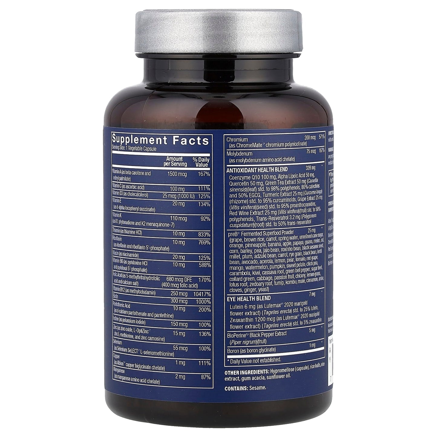 Vthrive, Bioactive Men's One Daily Multi, 30 Vegetable Capsules - Image 2