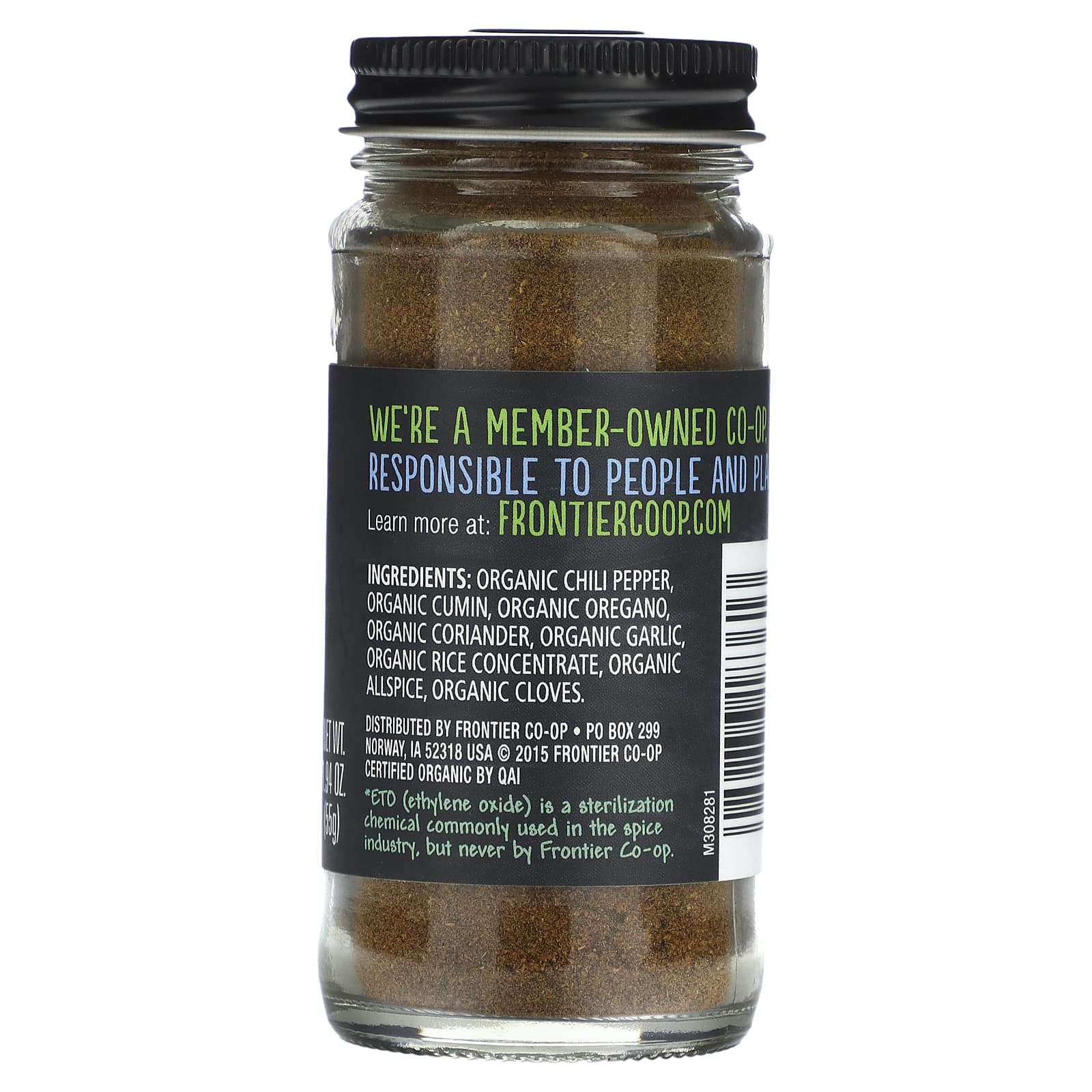 Organic Chili Powder with Cumin & Spices by Frontier Co-op, 1.94 oz - Image 2