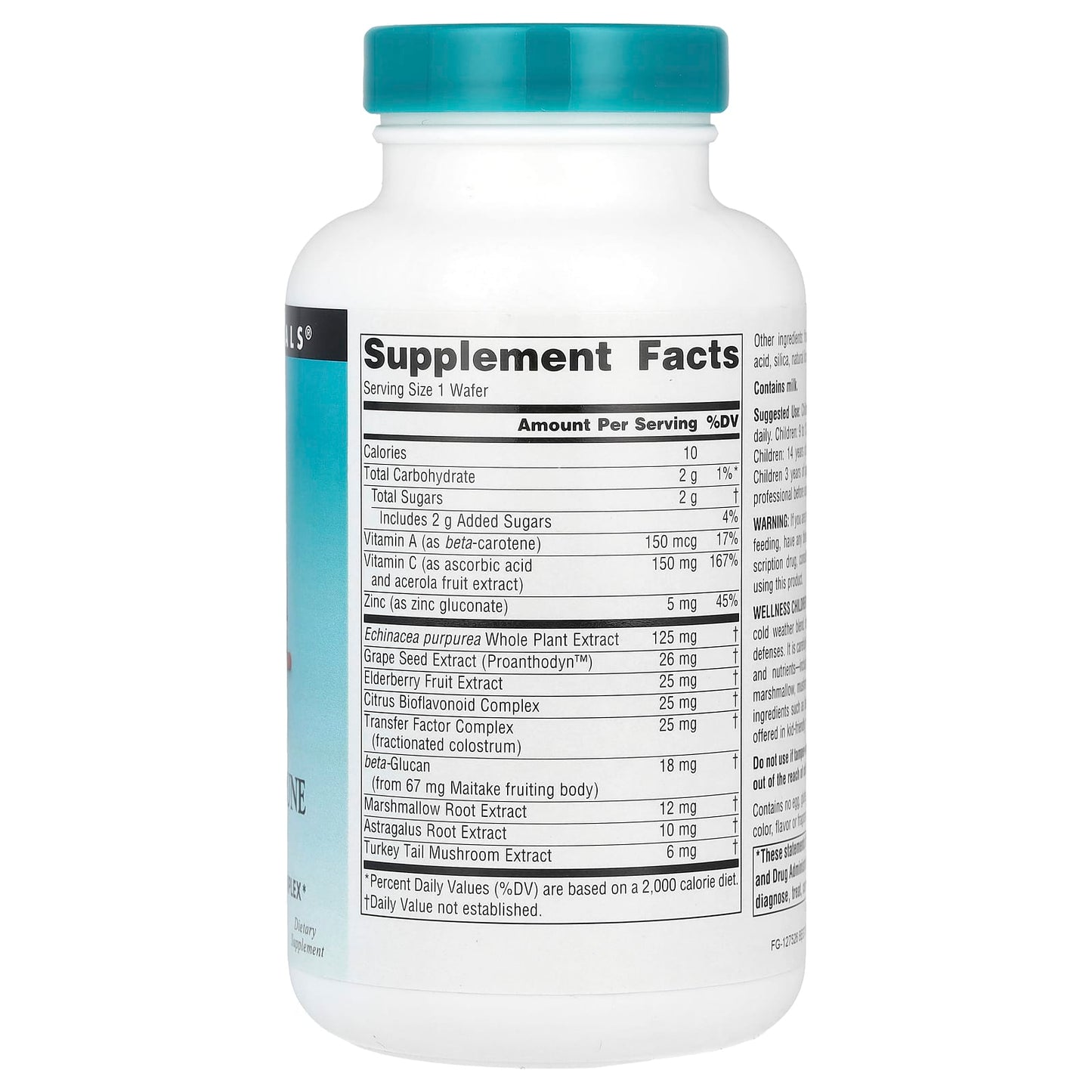 Source Naturals, Wellness Children's Immune Chewable™, Delicious Berry, 60 Wafers - Image 2