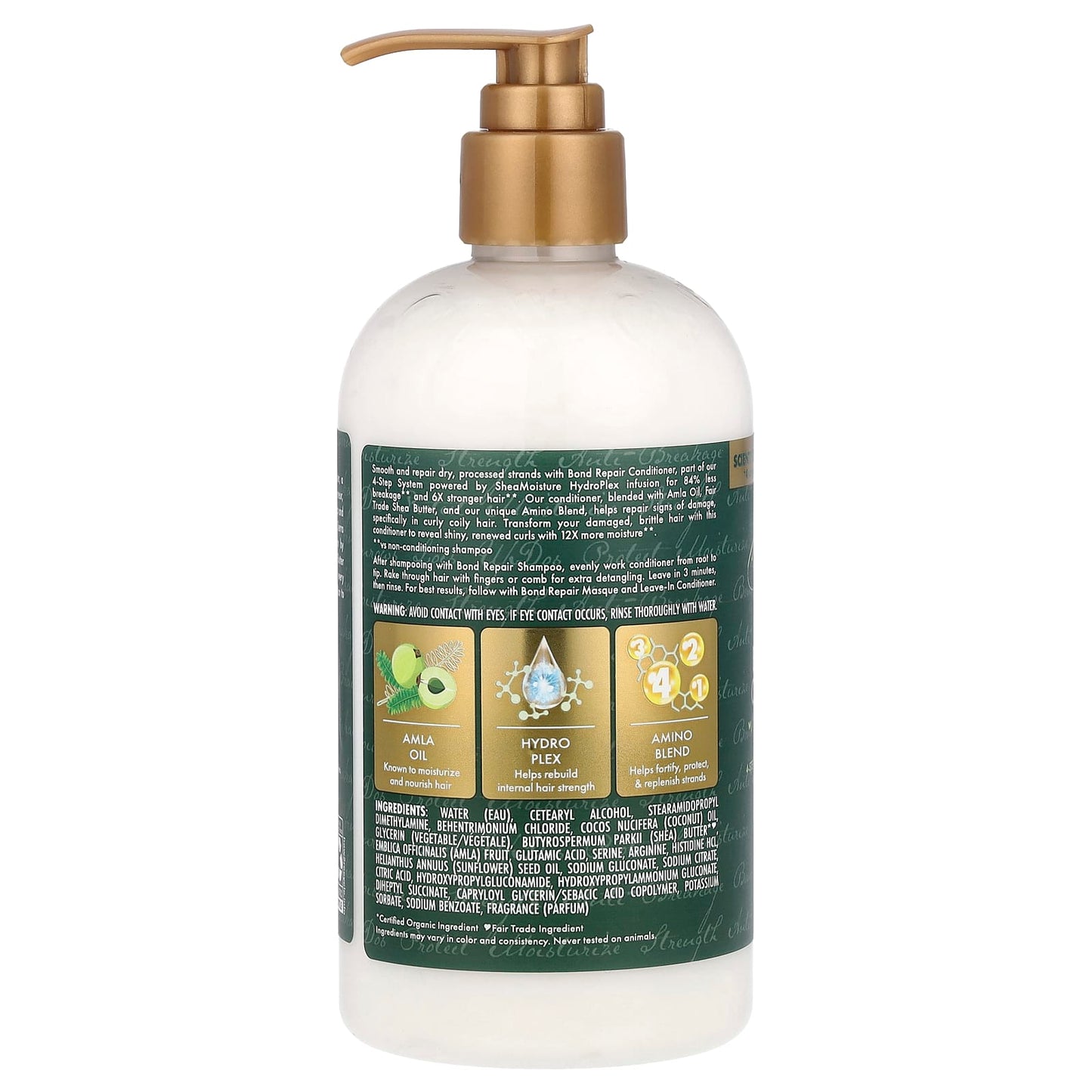 SheaMoisture, Bond Repair Conditioner, Alma Oil , 13 fl oz (384 ml) - Image 2