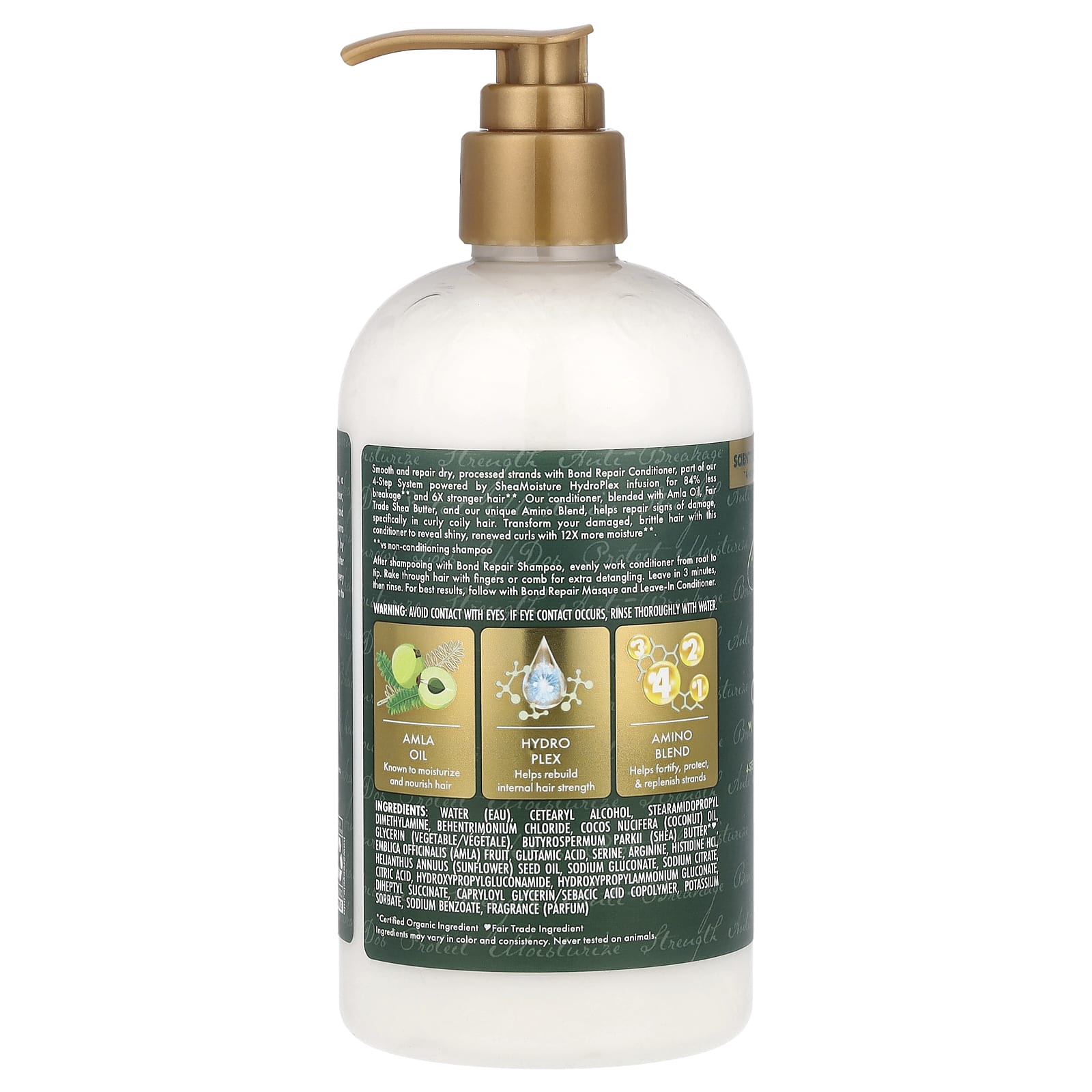 SheaMoisture, Bond Repair Conditioner, Alma Oil , 13 fl oz (384 ml) - Image 2