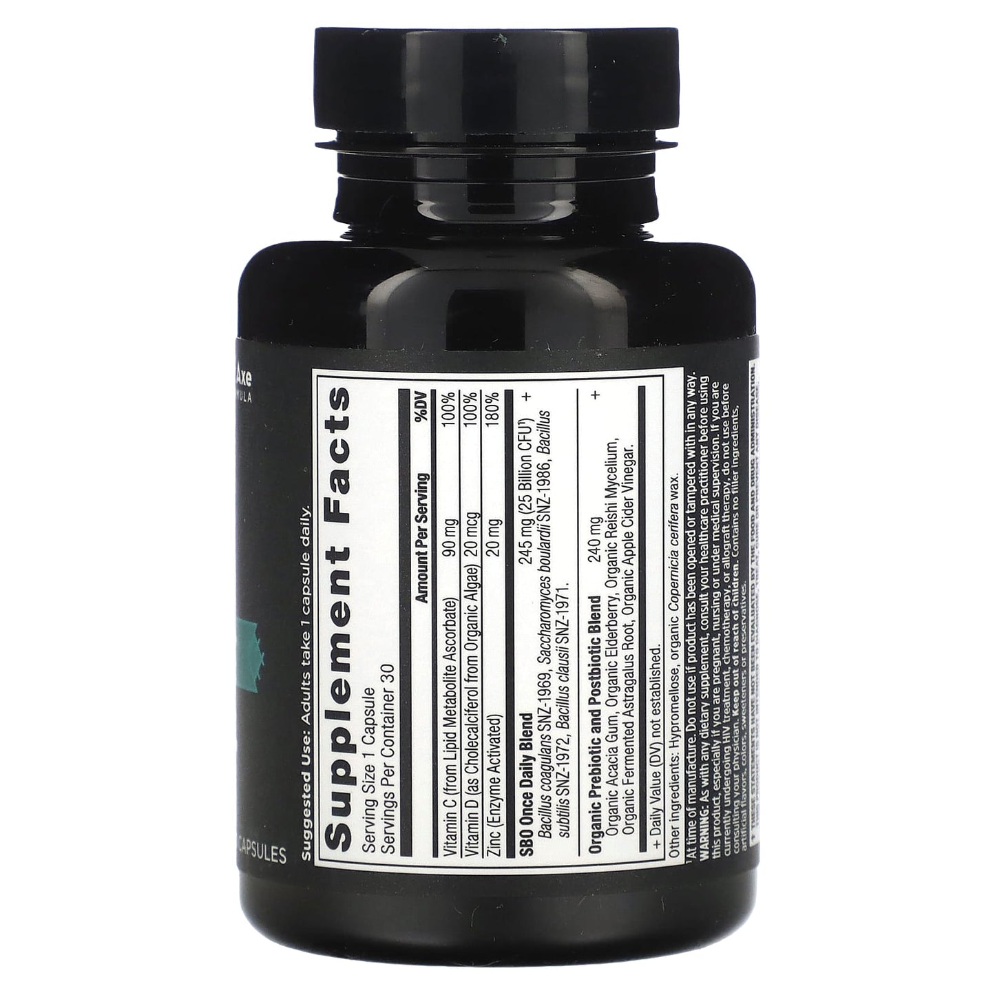 Ancient Nutrition SBO Probiotics for Immune Support - 25 Billion CFU, 30 Capsules - Image 2