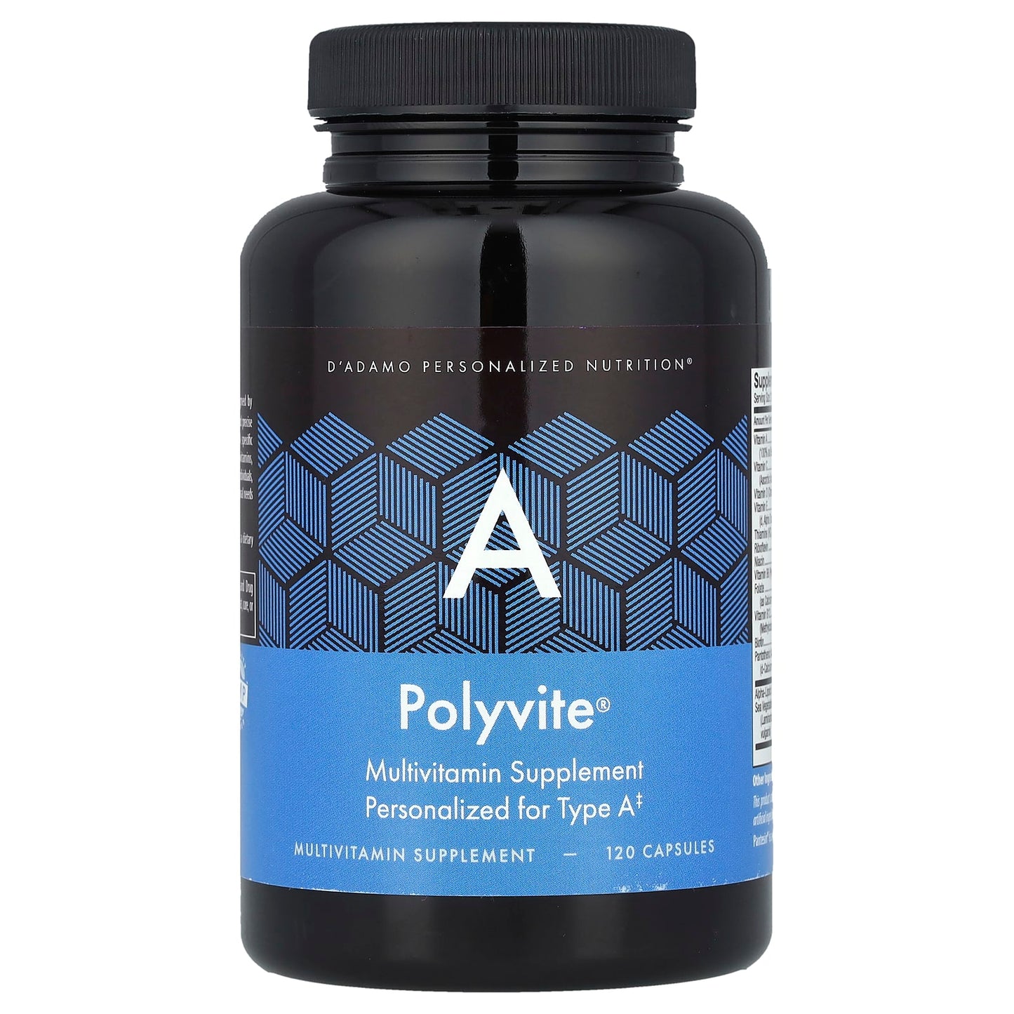 Type A Blood Multivitamin Supplement by D'adamo - 120 Capsules - Image 1