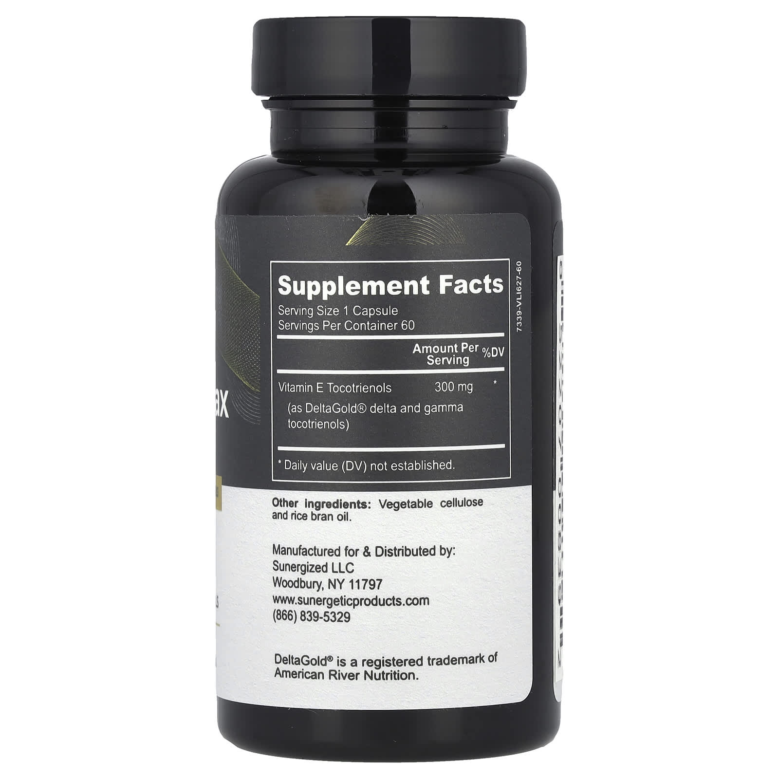 Sunergetic, Annatto Max DeltaGold®, 300 mg, 60 Liquid Capsules - Image 2