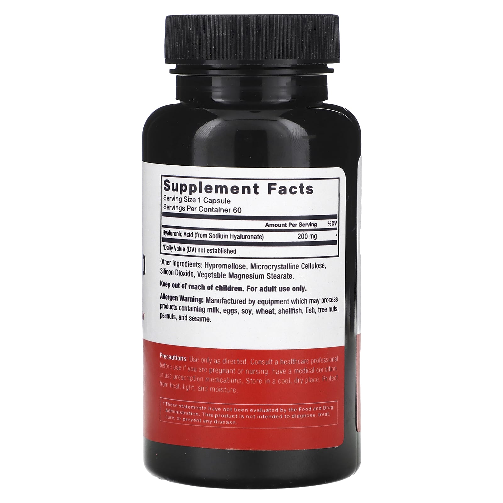 Force Factor Hyaluronic Acid 200mg for Healthy Joints & Skin - Image 2