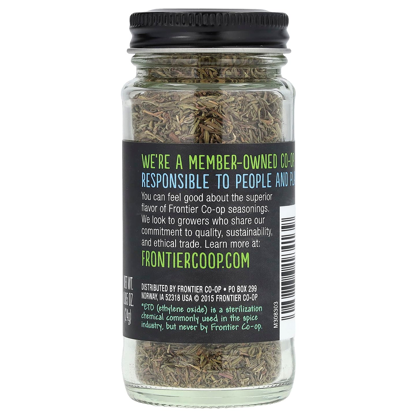 French Thyme Leaf, Fancy Grade, Non-GMO & Kosher, 0.85 oz by Frontier Co-op - Image 2