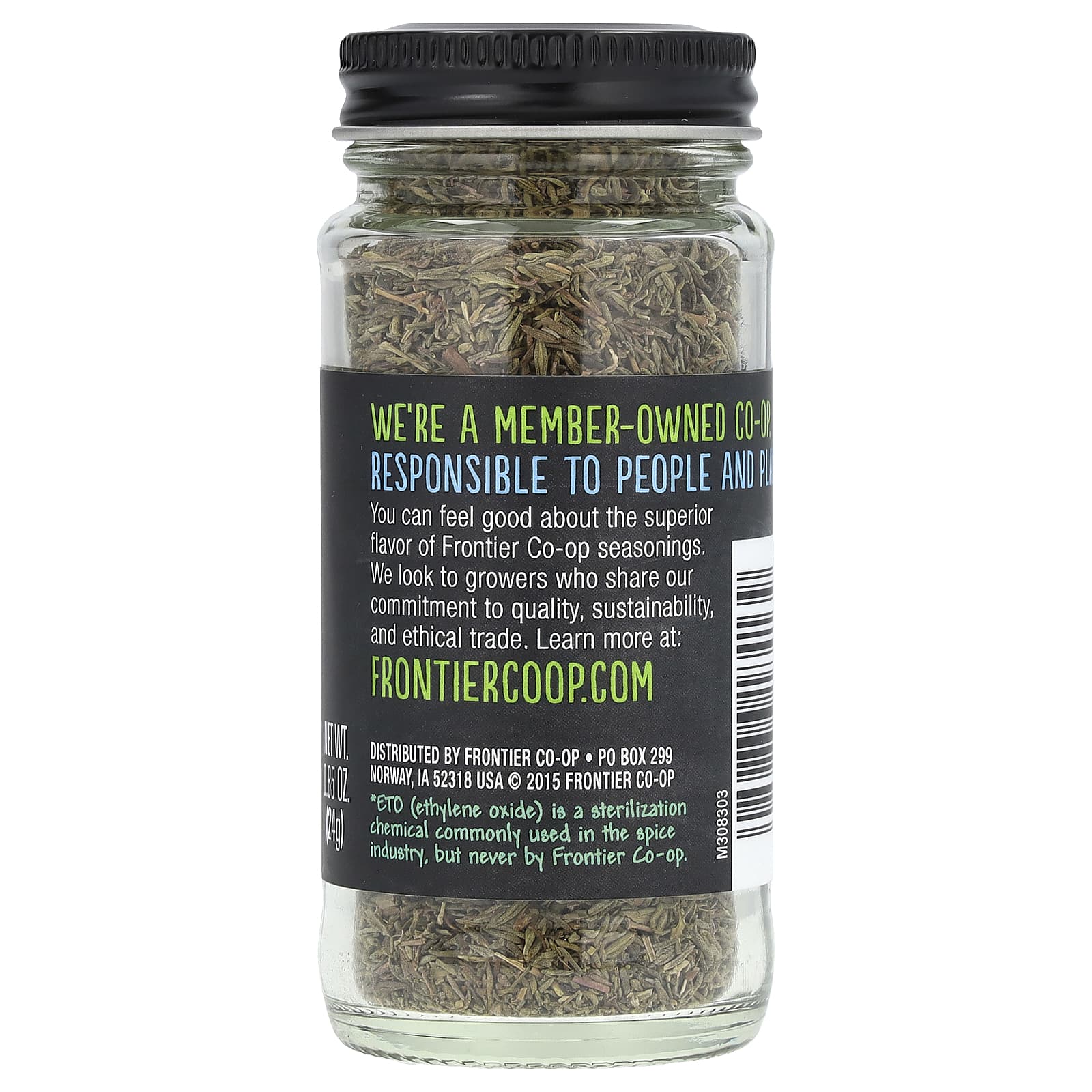 French Thyme Leaf, Fancy Grade, Non-GMO & Kosher, 0.85 oz by Frontier Co-op - Image 2
