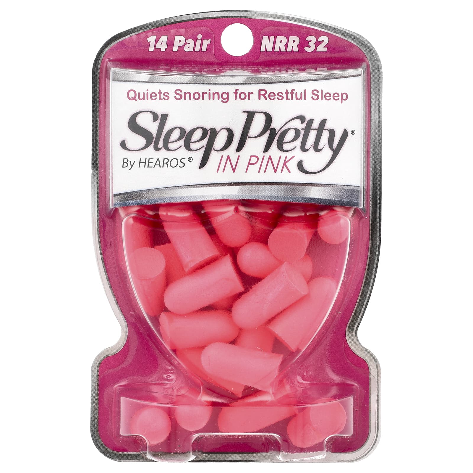 Hearos Sleep Pretty Ear Plugs NRR 32 14-Pair - Image 1