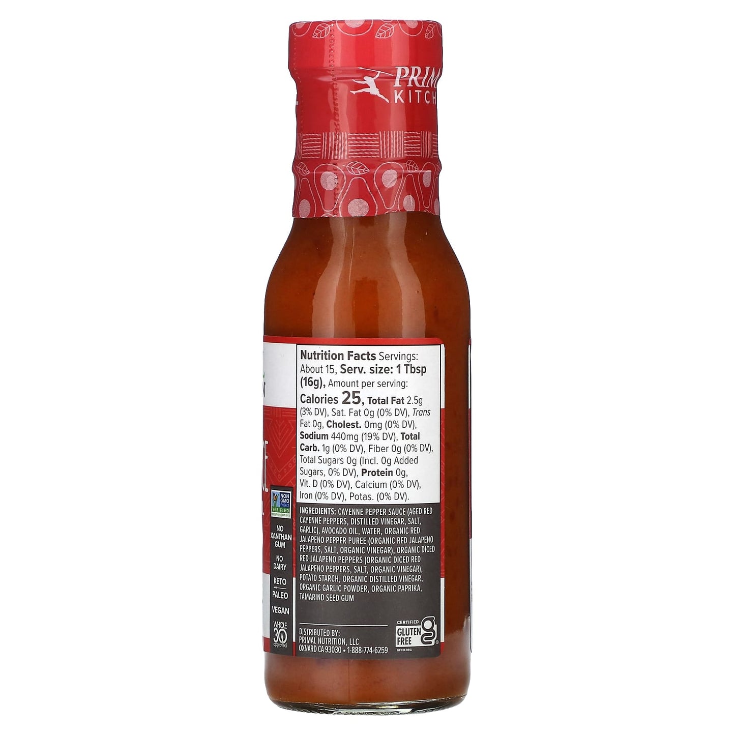 Primal Kitchen, Buffalo Sauce, Hot, 8.5 oz (241 g) - Image 2