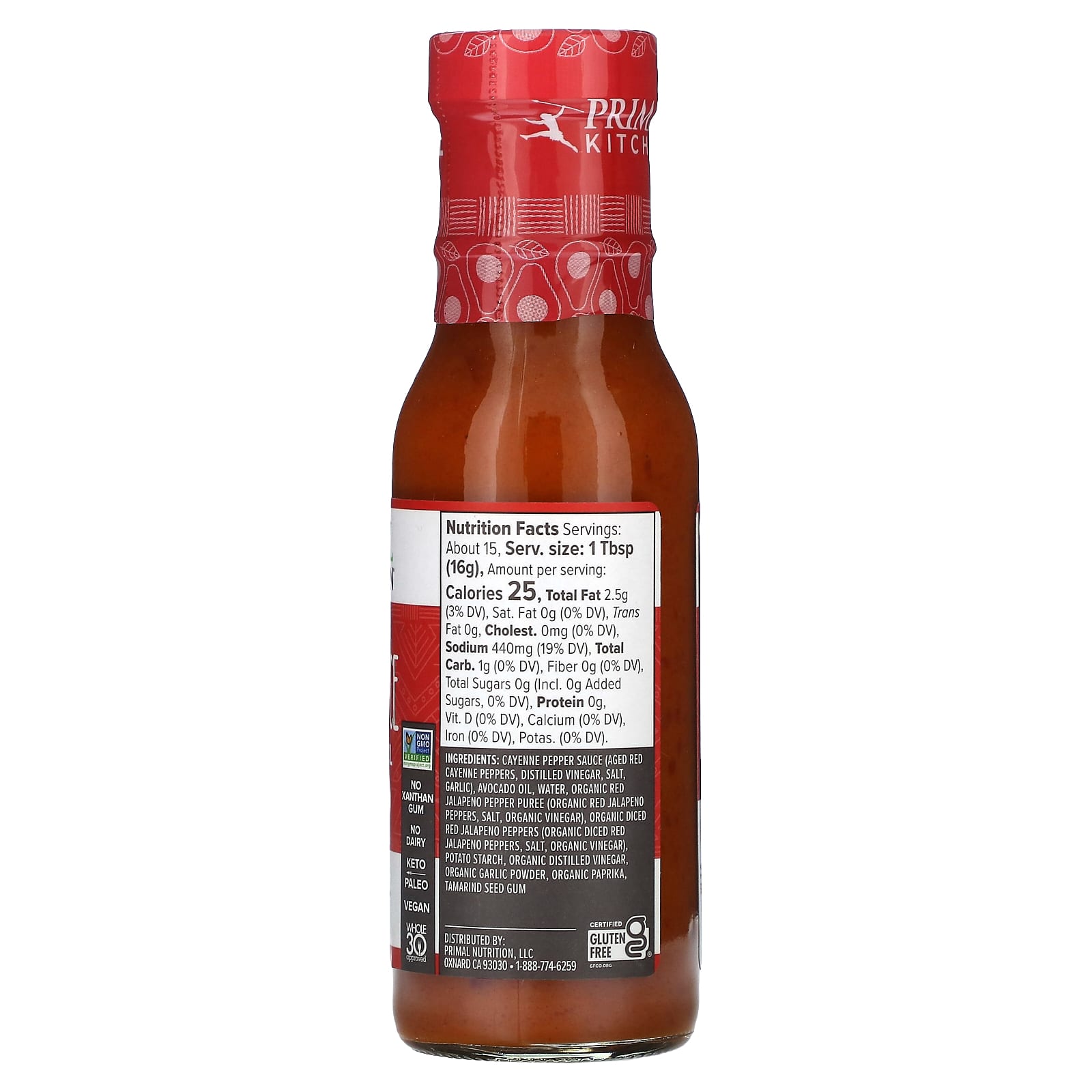 Primal Kitchen, Buffalo Sauce, Hot, 8.5 oz (241 g) - Image 2
