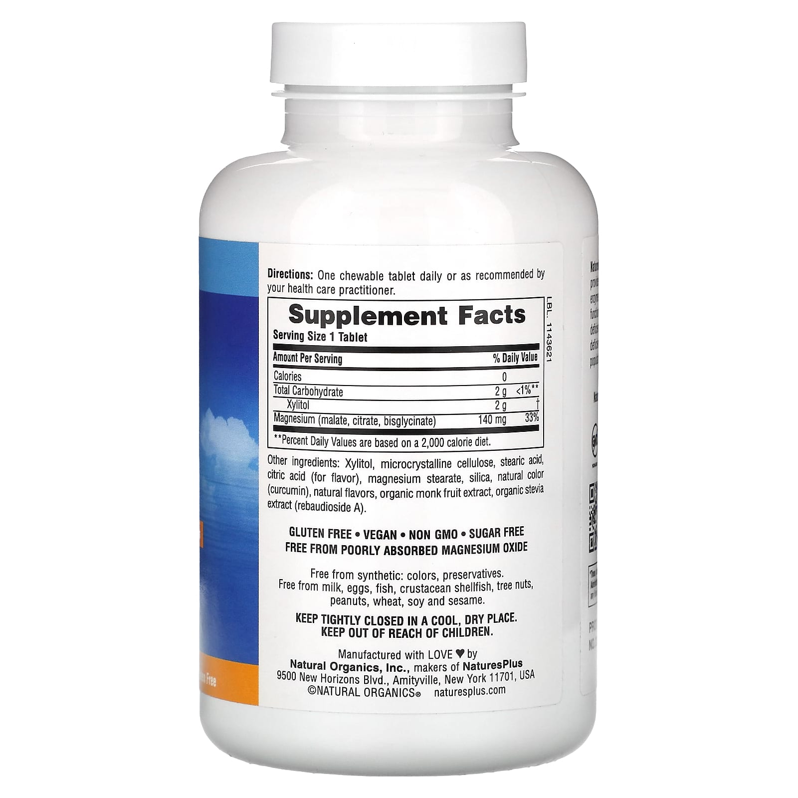 NaturesPlus, KalmAssure Magnesium Chewable, Orange, 60 Tablets - Image 2