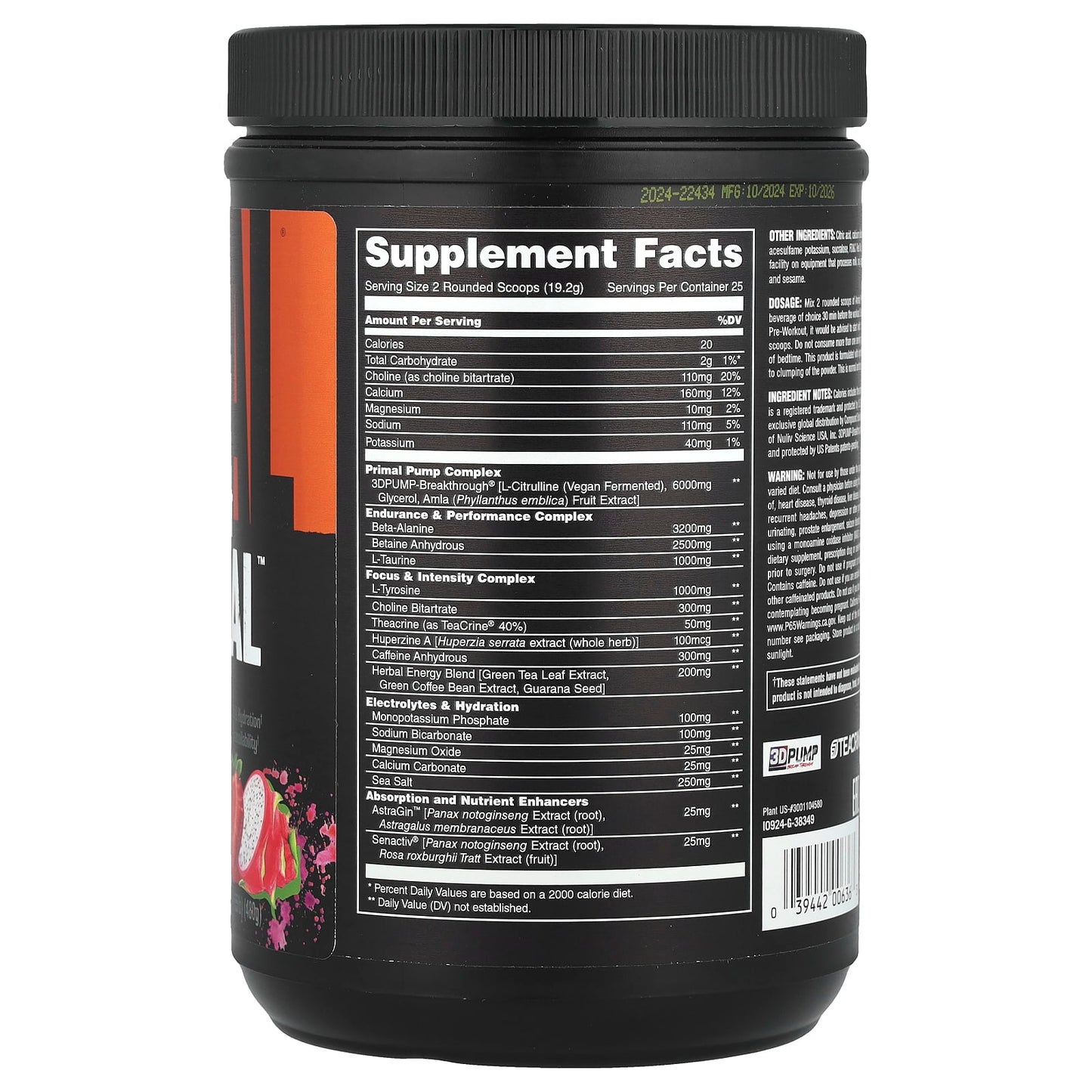 Unlock Beast Mode with Animal Primal Pre Workout Powder - Image 2