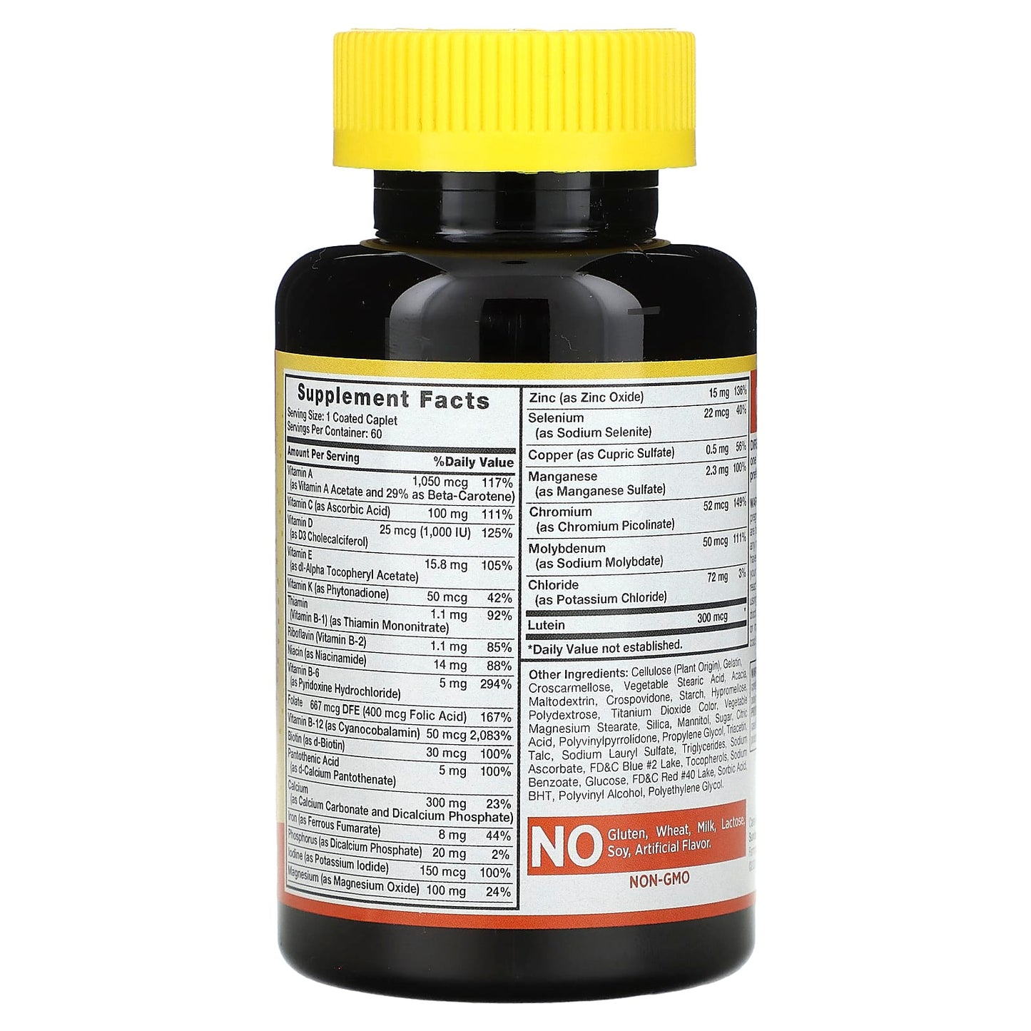 Sundance Vitamins, ABC Complete, Adult Multivitamin & Mineral Formula, 60 Coated Caplets - Image 2