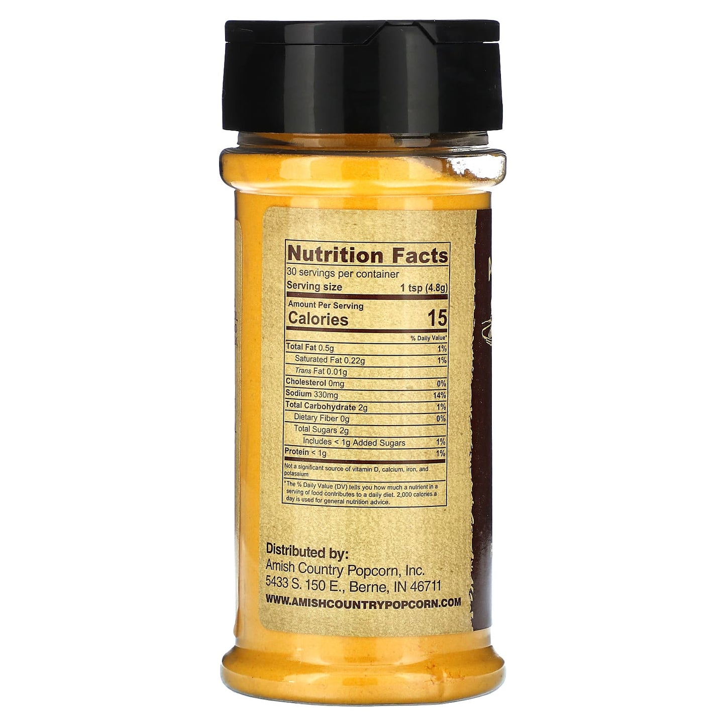 Authentic Amish Cheddar Cheese Popcorn Seasoning, 5.1 oz - Image 2