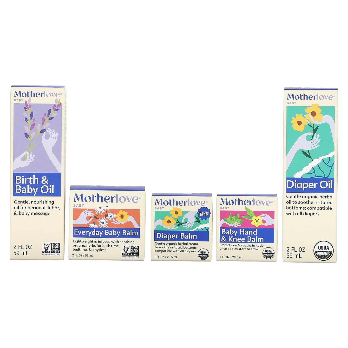 Motherlove, Baby, Body Care Gift Box, 5 Piece Set - Image 2