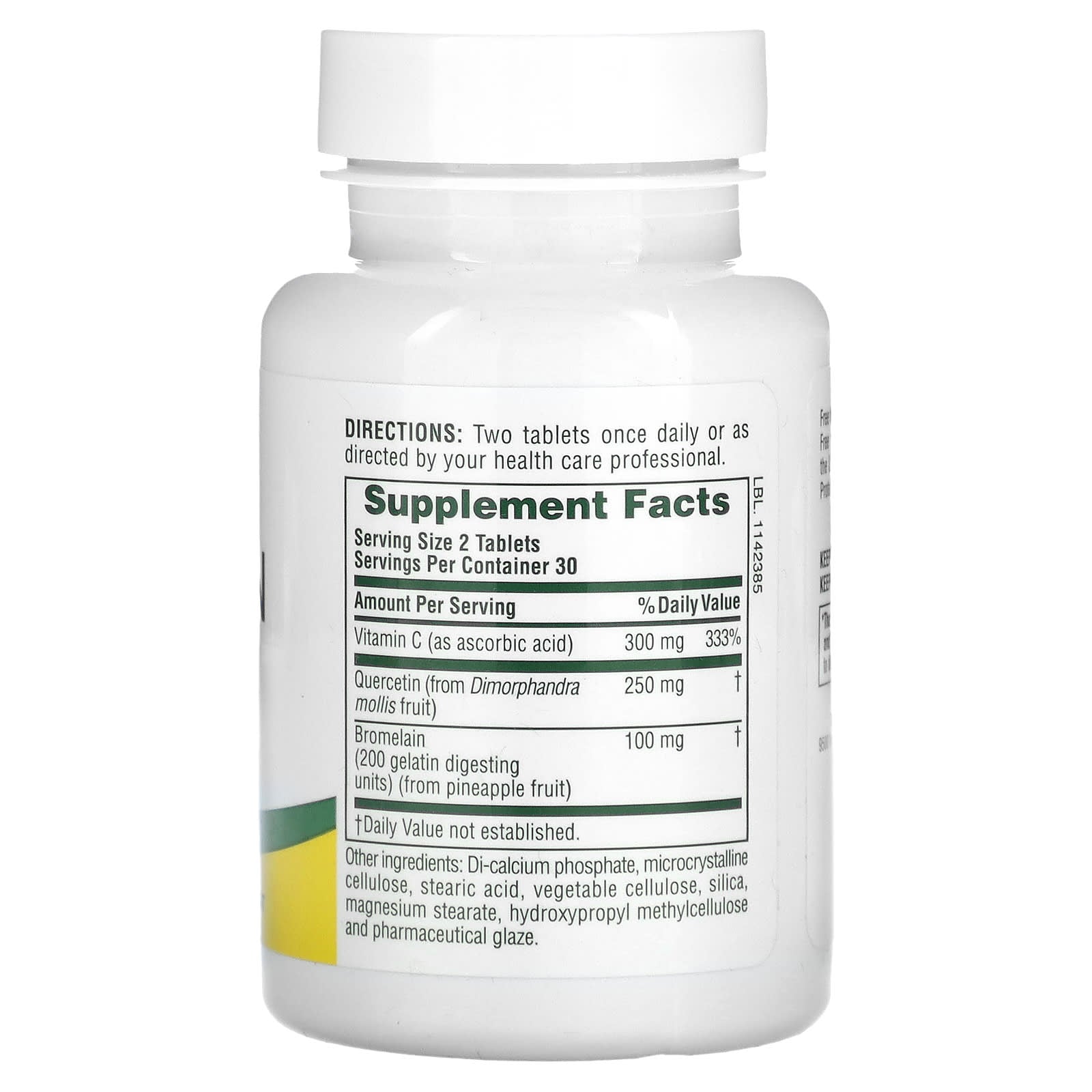 NaturesPlus, Quercetin Plus, 60 Tablets - Image 2