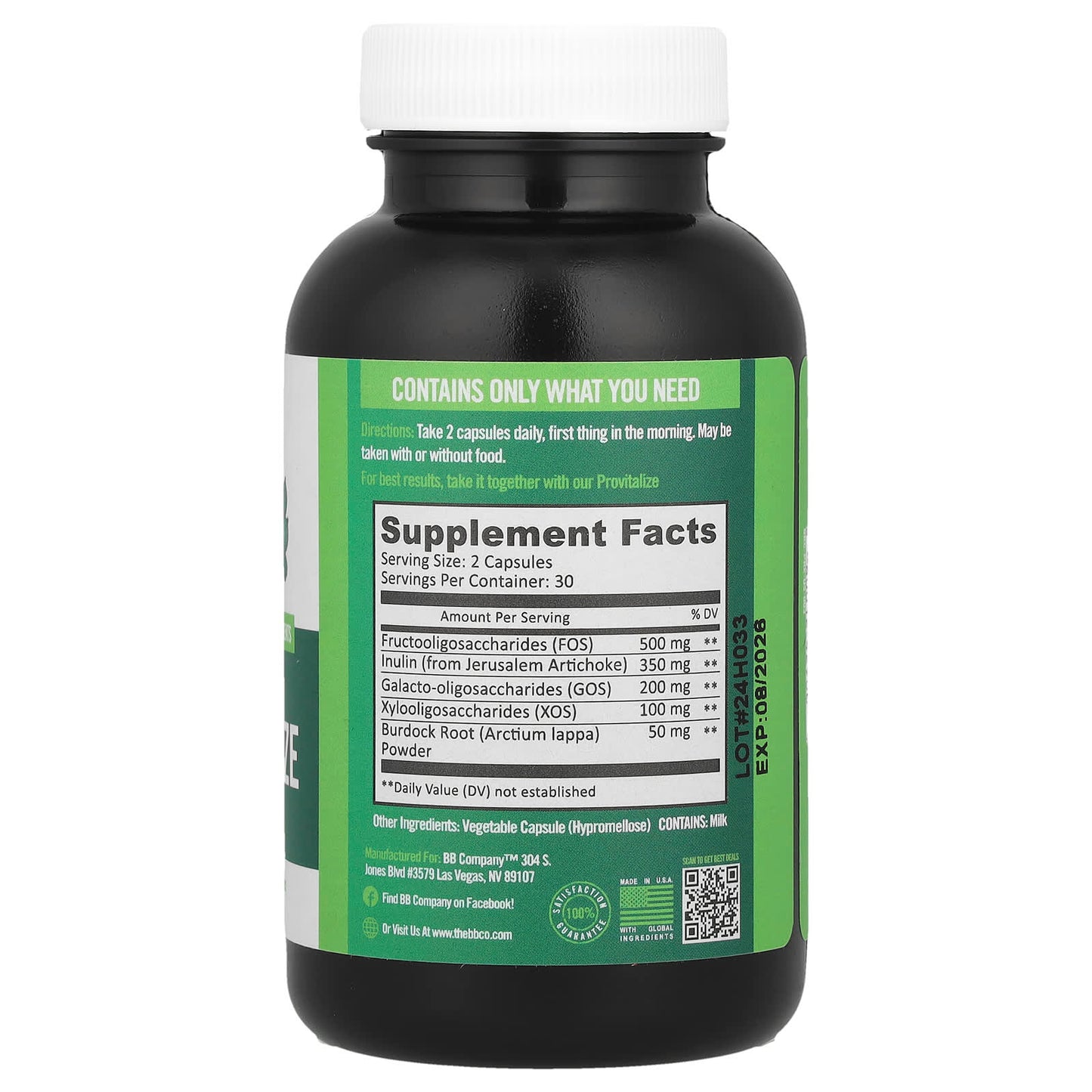 Previtalize - Clinically Researched Prebiotic & Dietary Fiber Supplement - Image 2