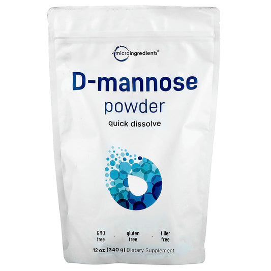 Micro Ingredients, D-Mannose Powder, 12 oz (340 g) - Image 1