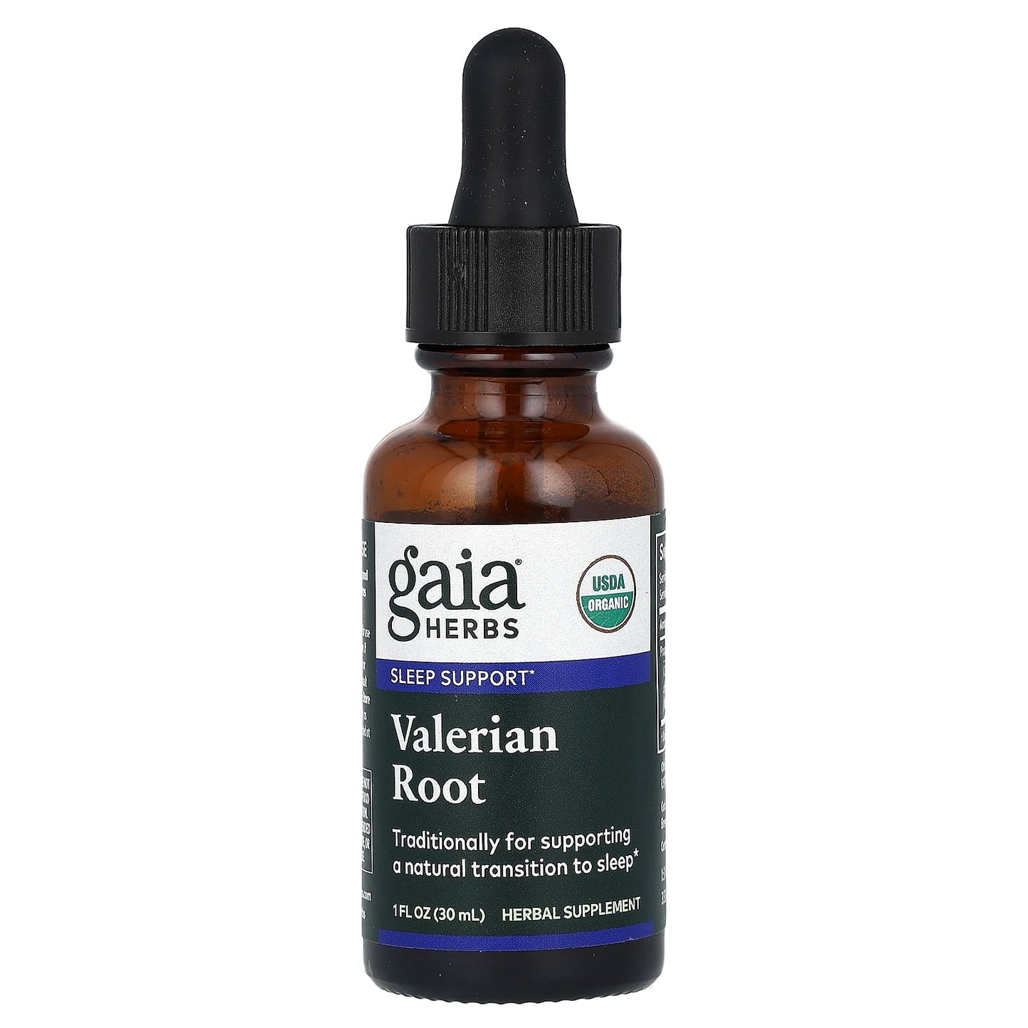 Gaia Herbs USDA Organic Valerian Root Sleep Support - Image 1