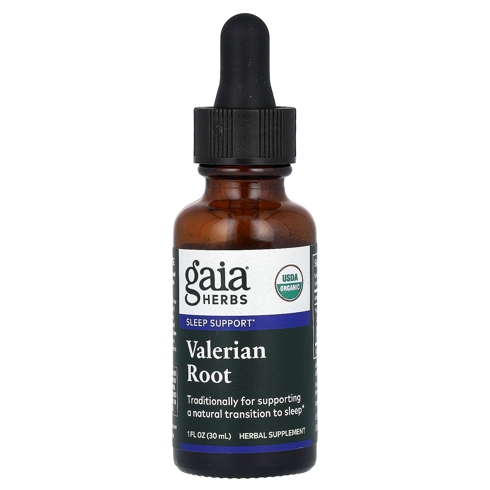 Gaia Herbs USDA Organic Valerian Root Sleep Support - Image 1
