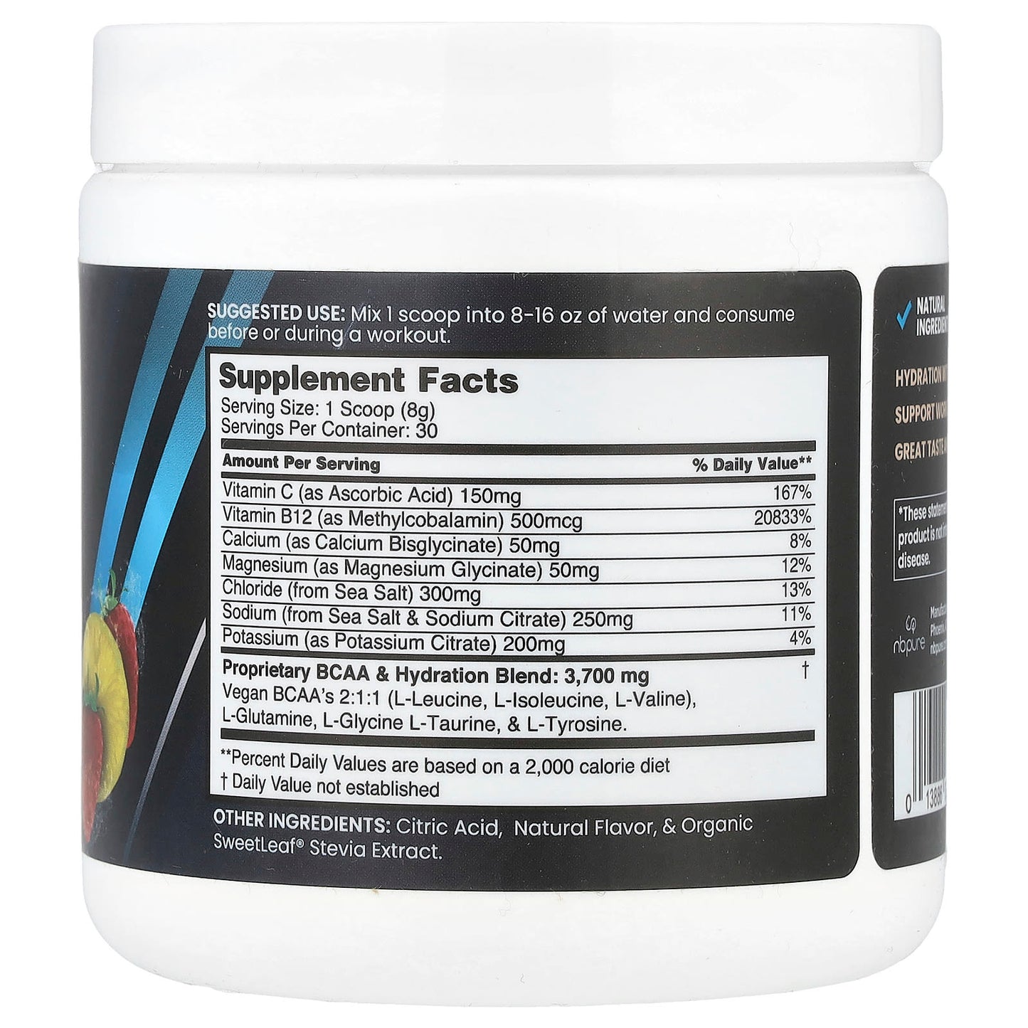 NB Pure, Performance Hydration+, Strawberry Lemonade, 8.5 oz (240 g) - Image 2