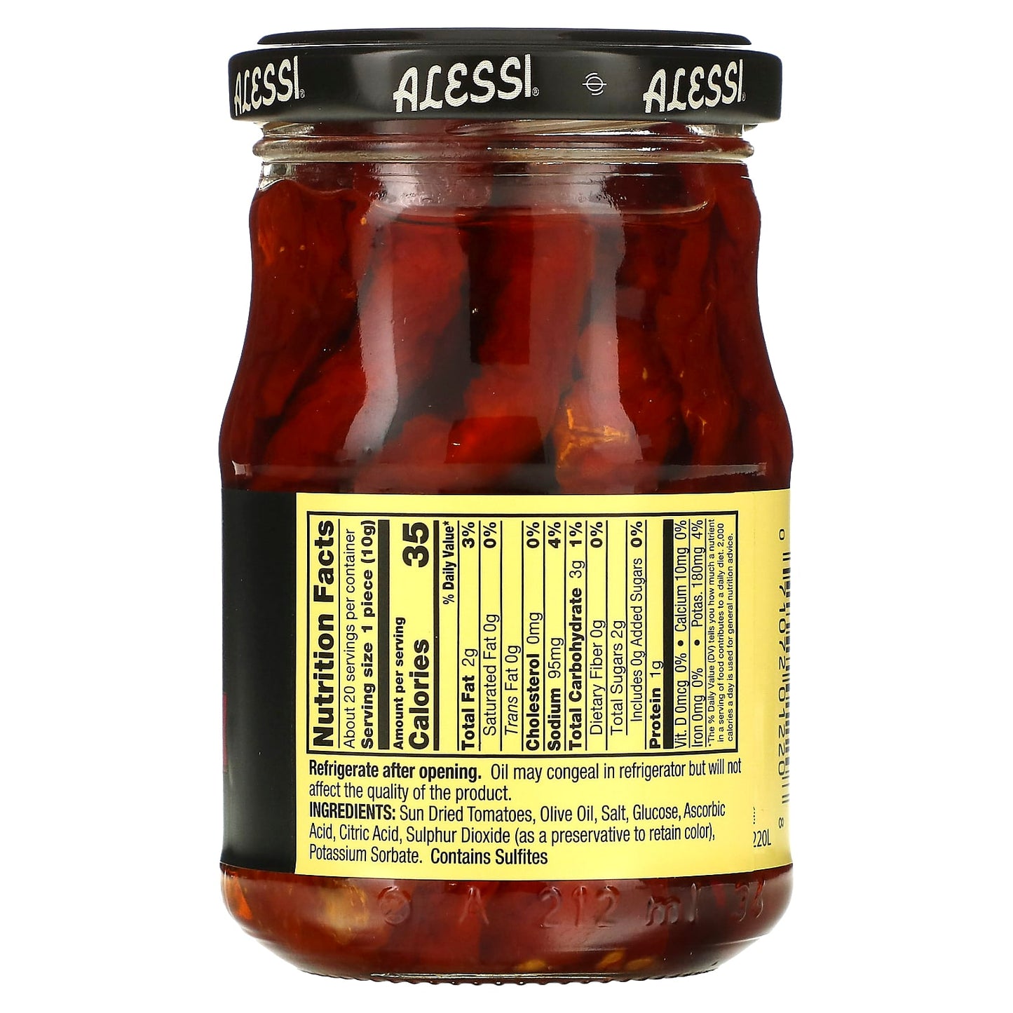 Alessi Sun Dried Tomatoes in Extra Virgin Olive Oil, 7 fl oz - Image 2