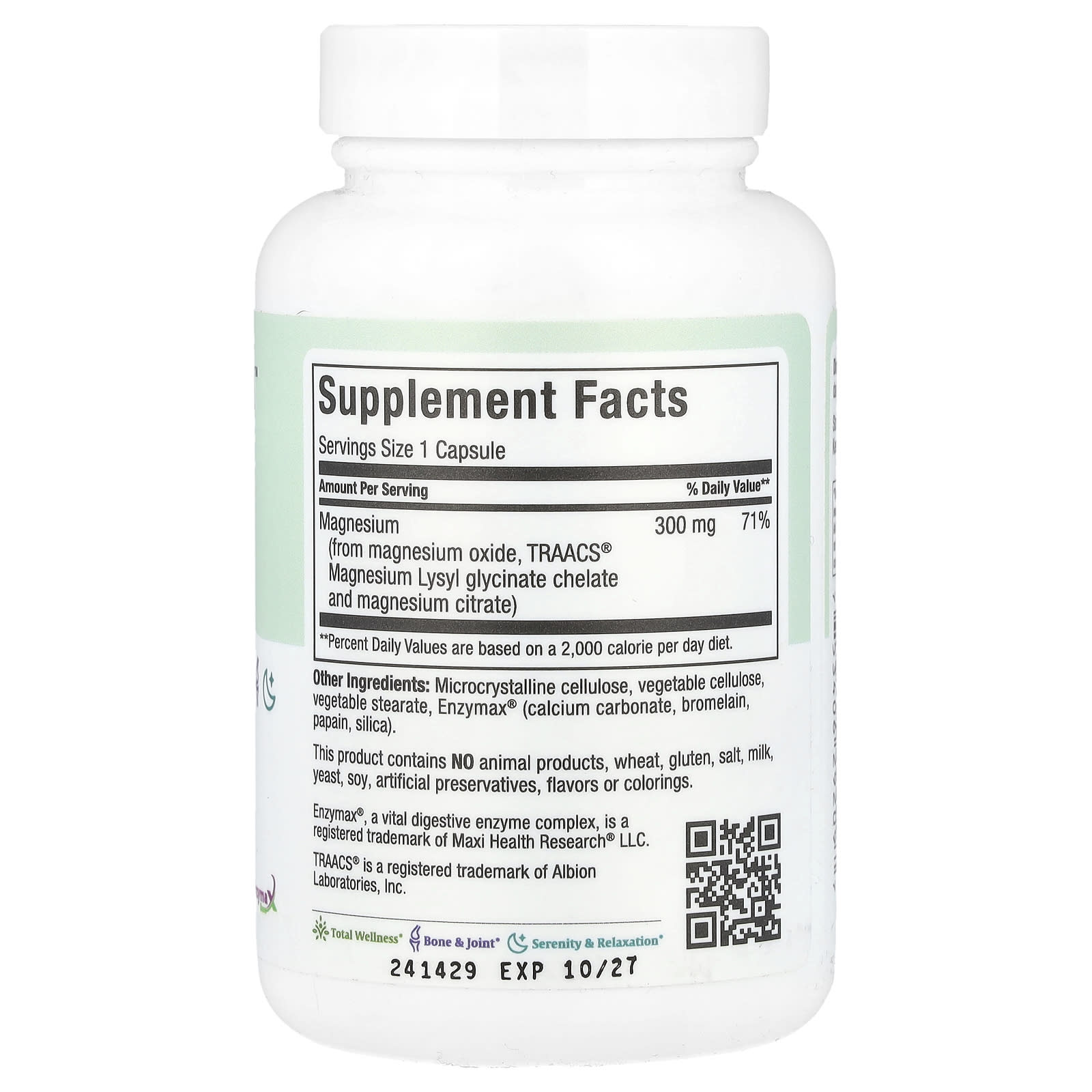 Maxi Health, Maxi Magnesium™ Capsules, 90 Maxicaps - Image 2